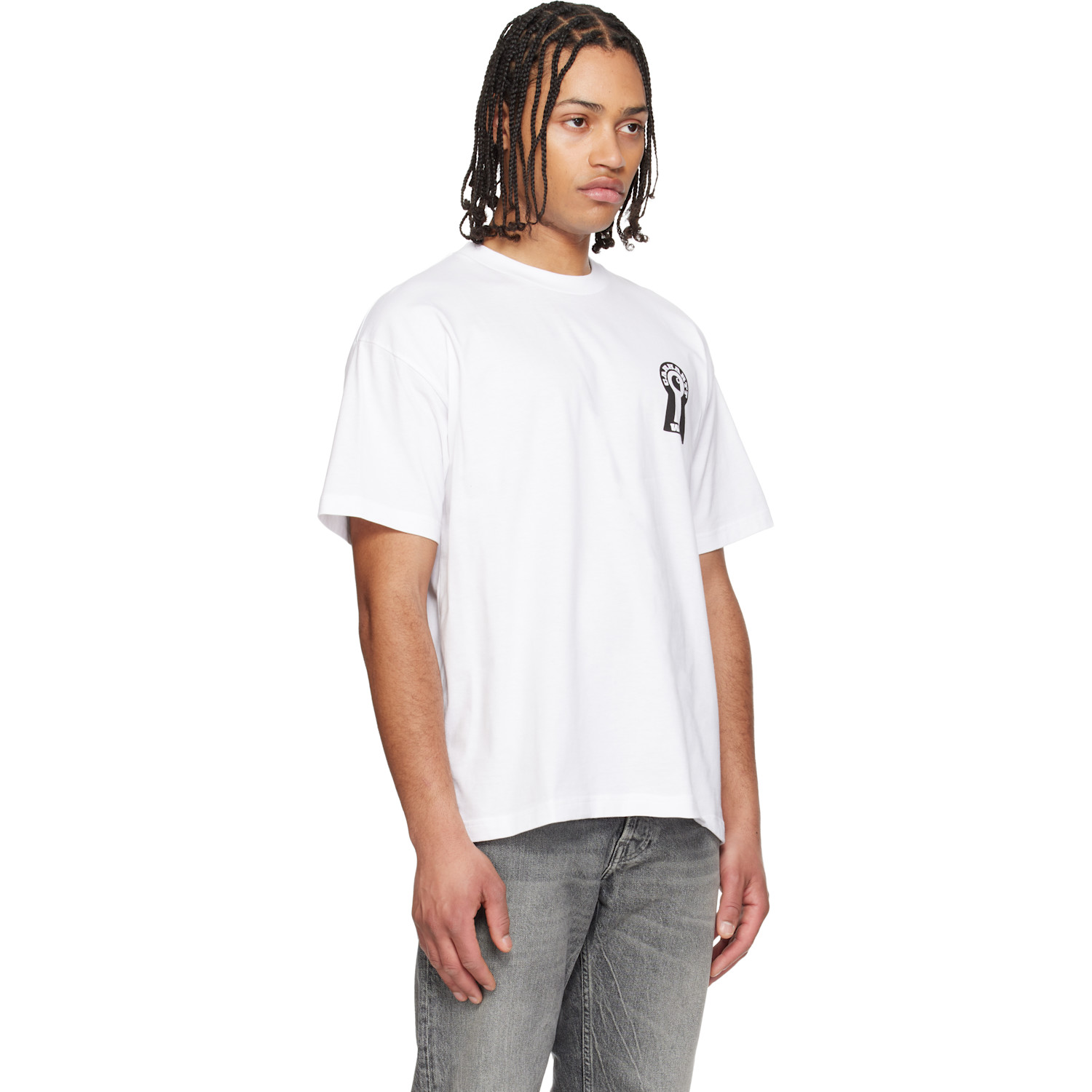 Carhartt Work In Progress White Locked T-shirt 