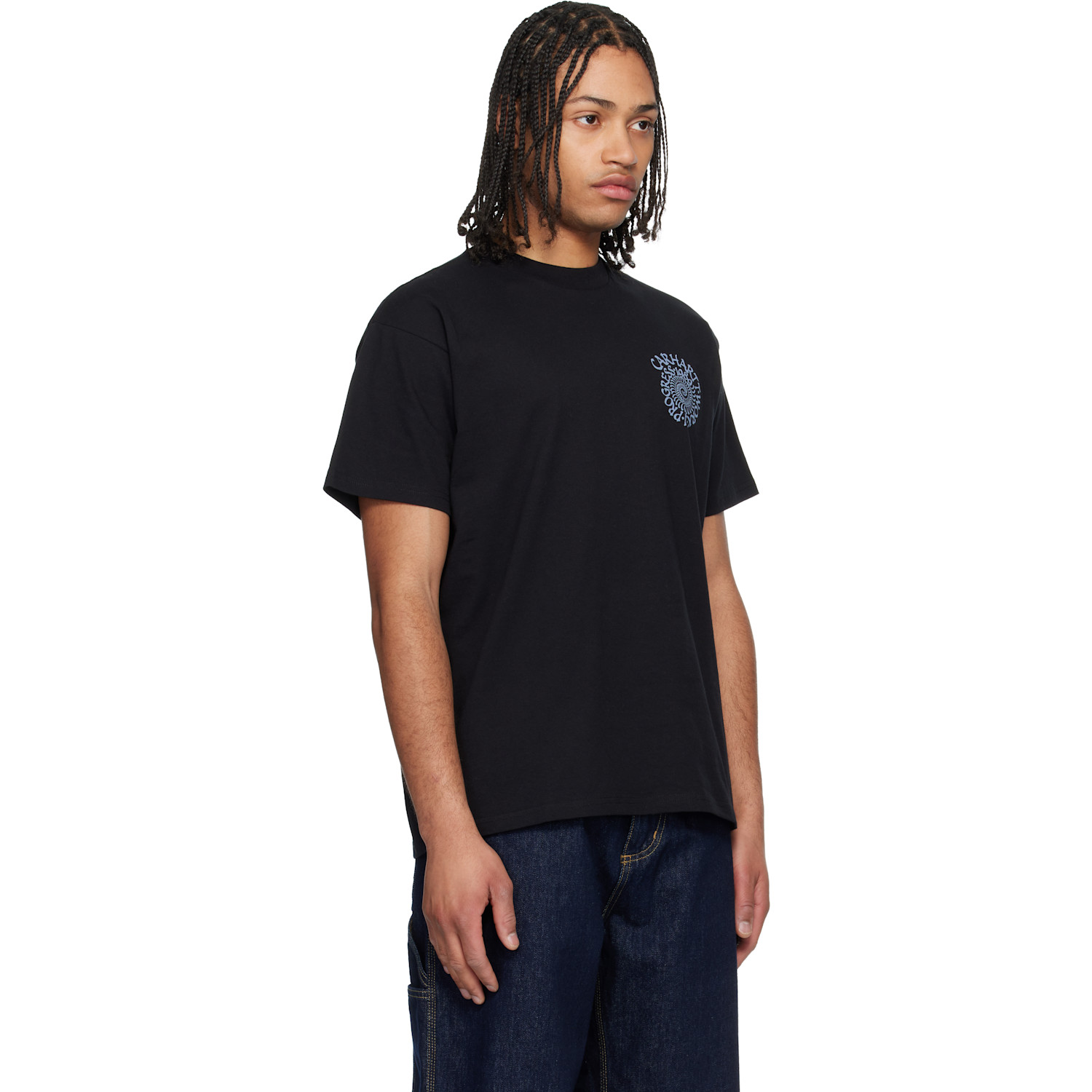  Carhartt Work In Progress Black Spirals T-shirt 