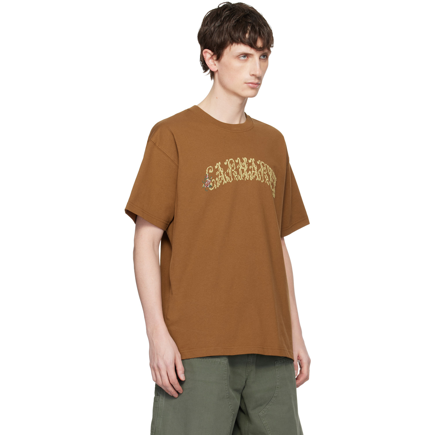  Carhartt Work In Progress Tan Monogram T-shirt 