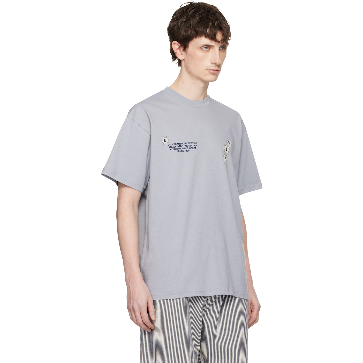  Carhartt Work In Progress Gray C Trip T-shirt 
