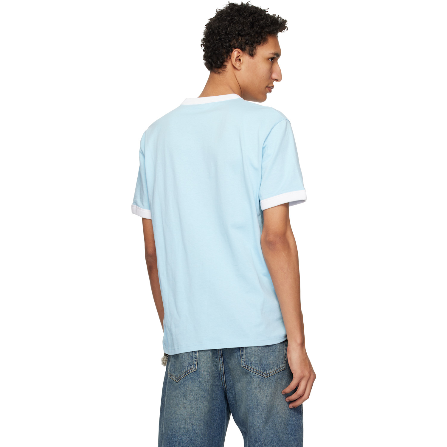 Carhartt Work In Progress Blue S/s Lp Ringer T-shirt 