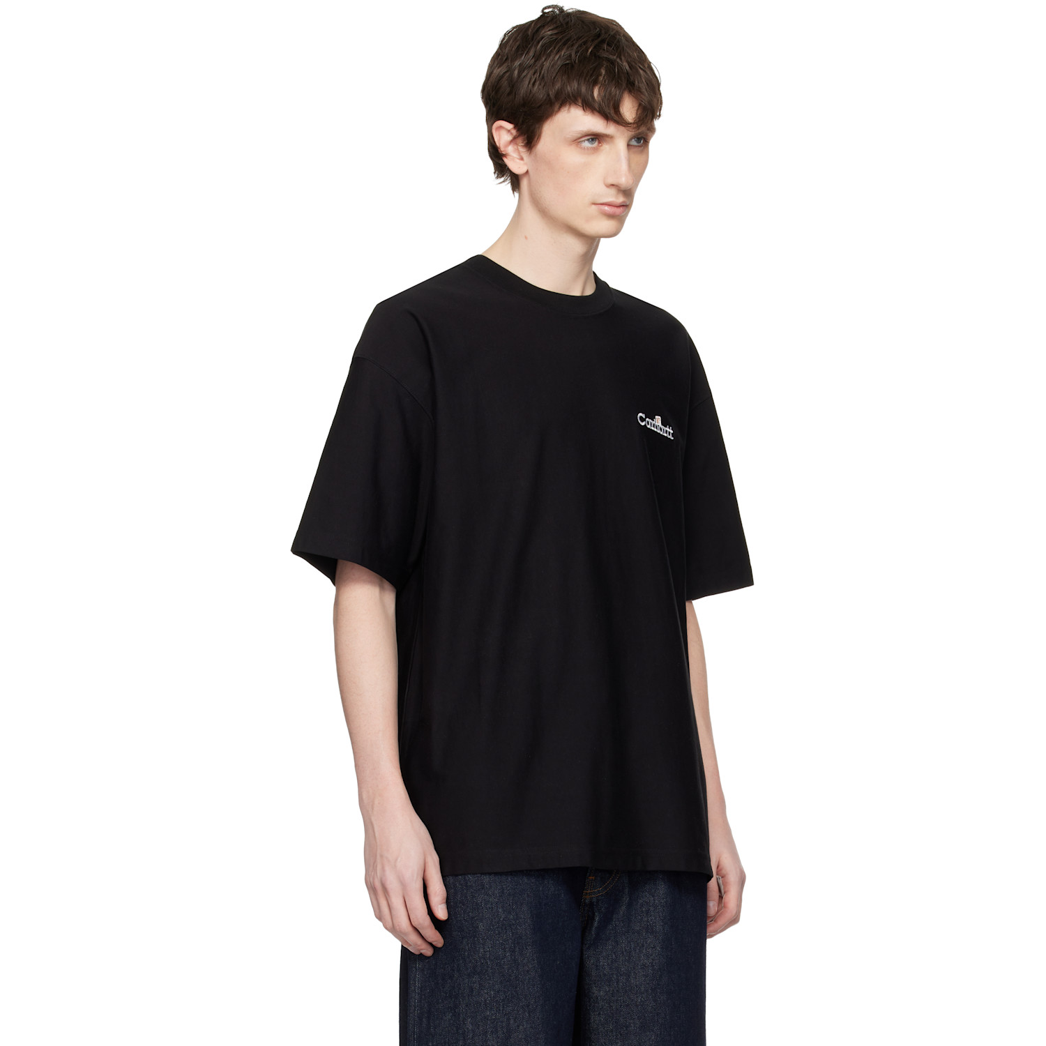  Carhartt Work In Progress Black Wip Label T-shirt 