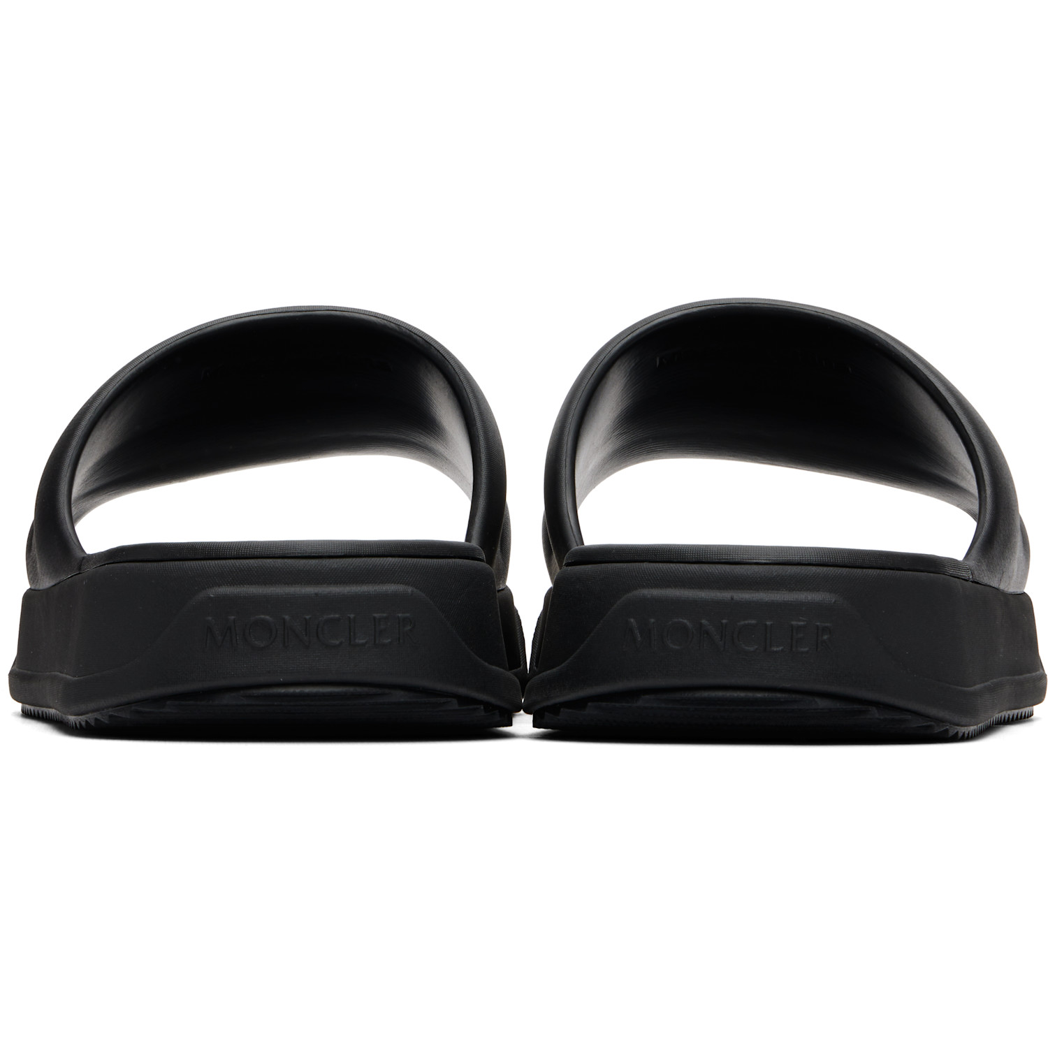  Moncler Black Altive Slides 