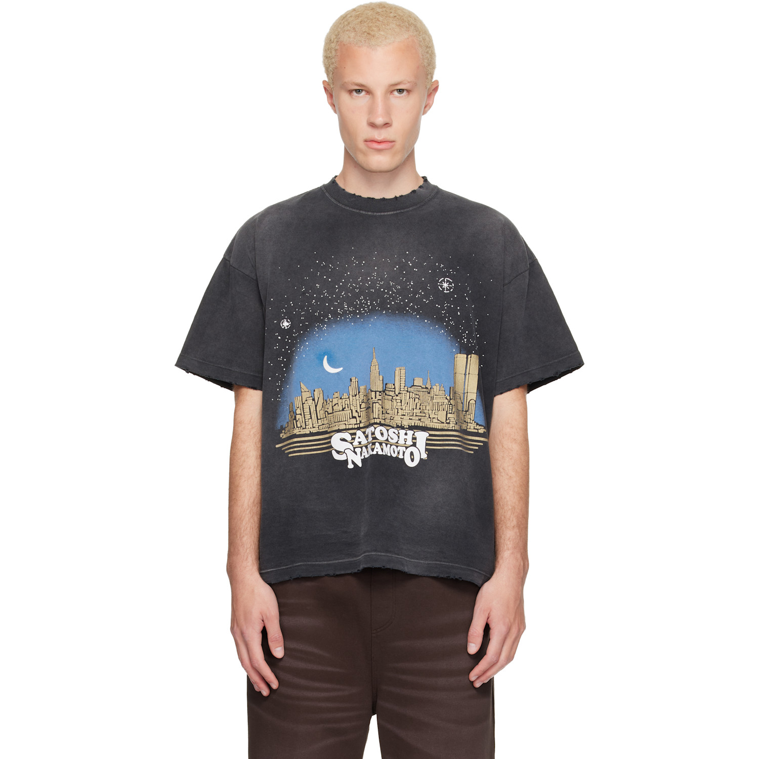 Satoshi Nakamoto Gray Tourist T-shirt