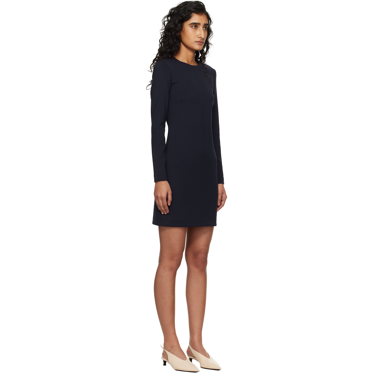  Max Mara Navy Pagreste Minidress 