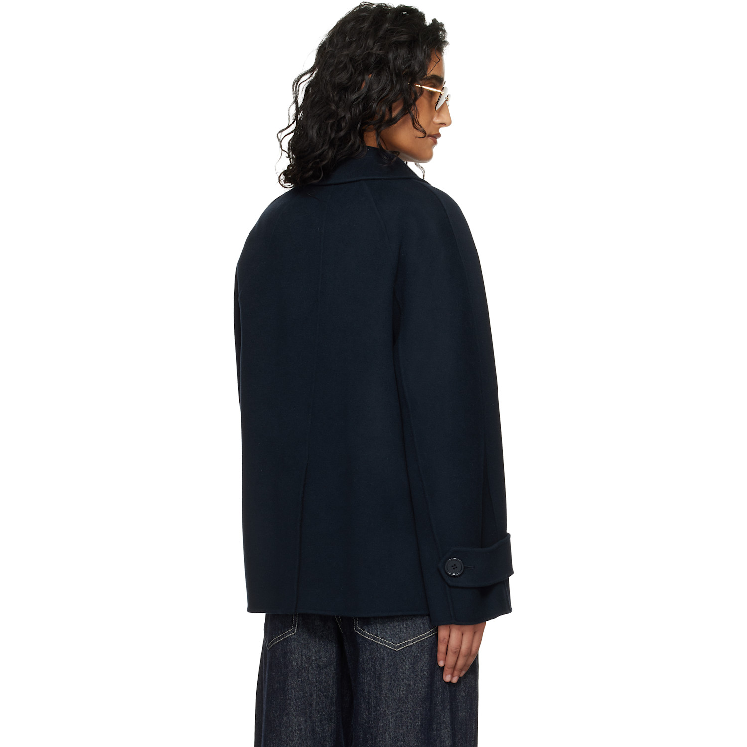  Max Mara Navy Louise Jacket 