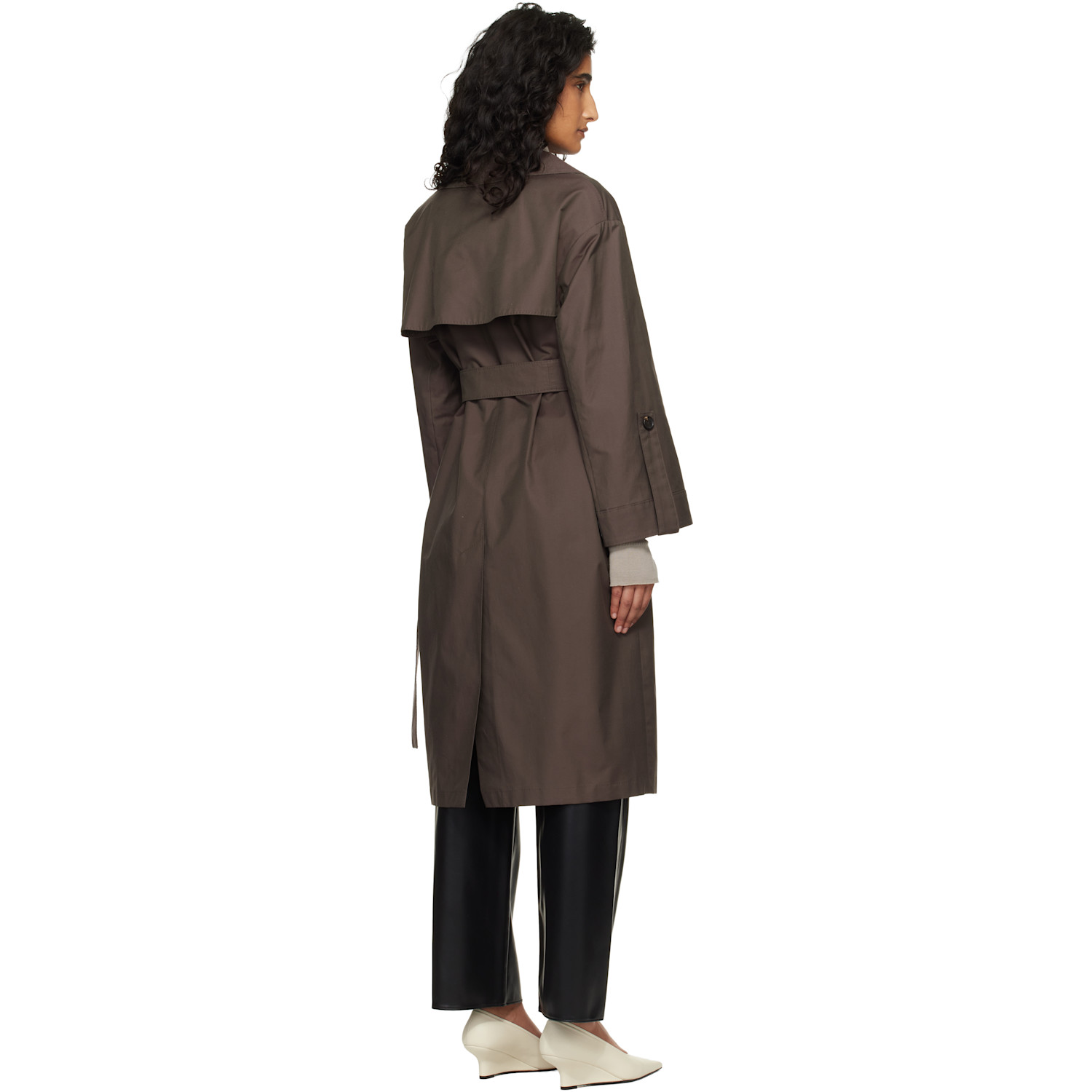  Max Mara Brown Mtcamour Trench Coat 