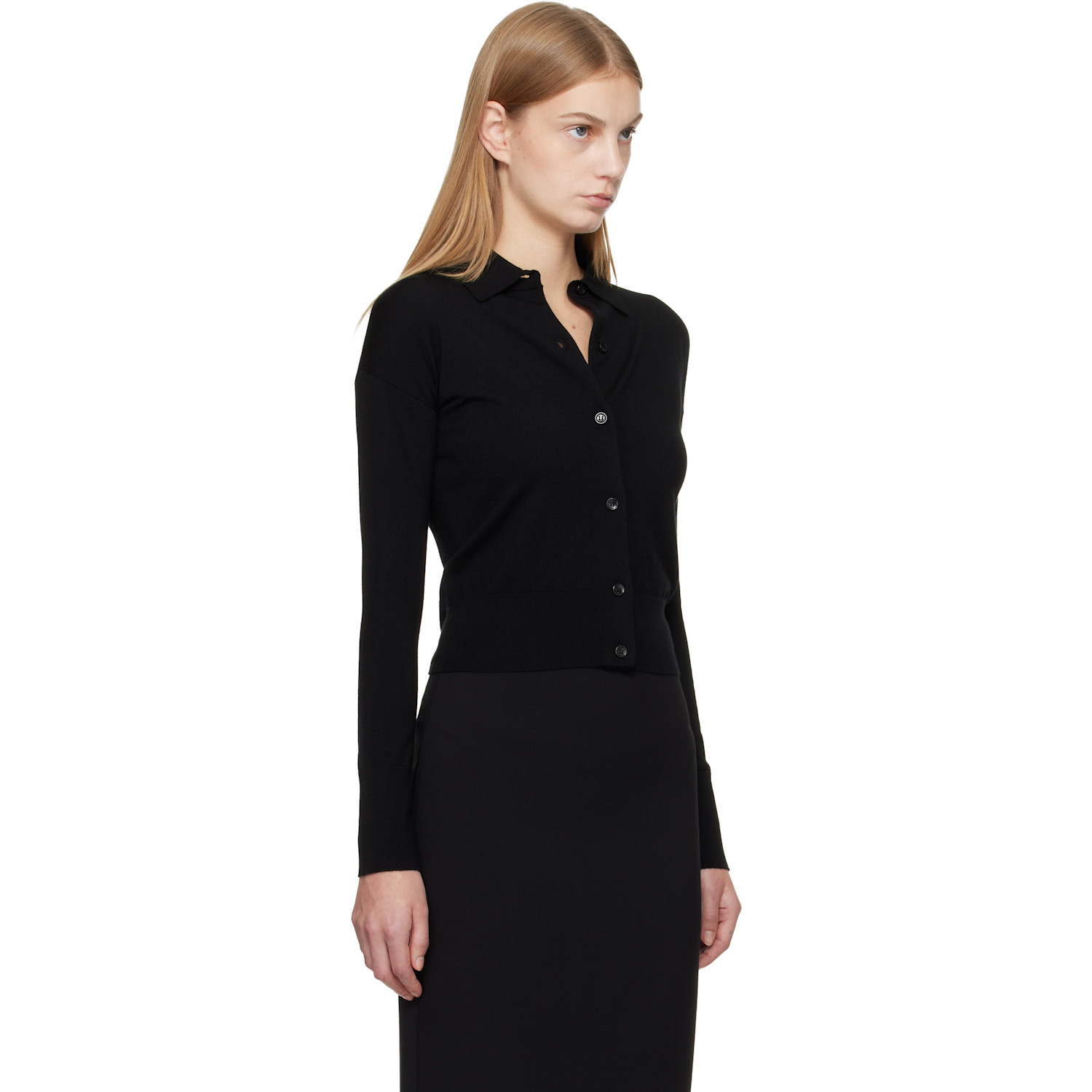  Max Mara Black Mxmmedeola Cardigan 