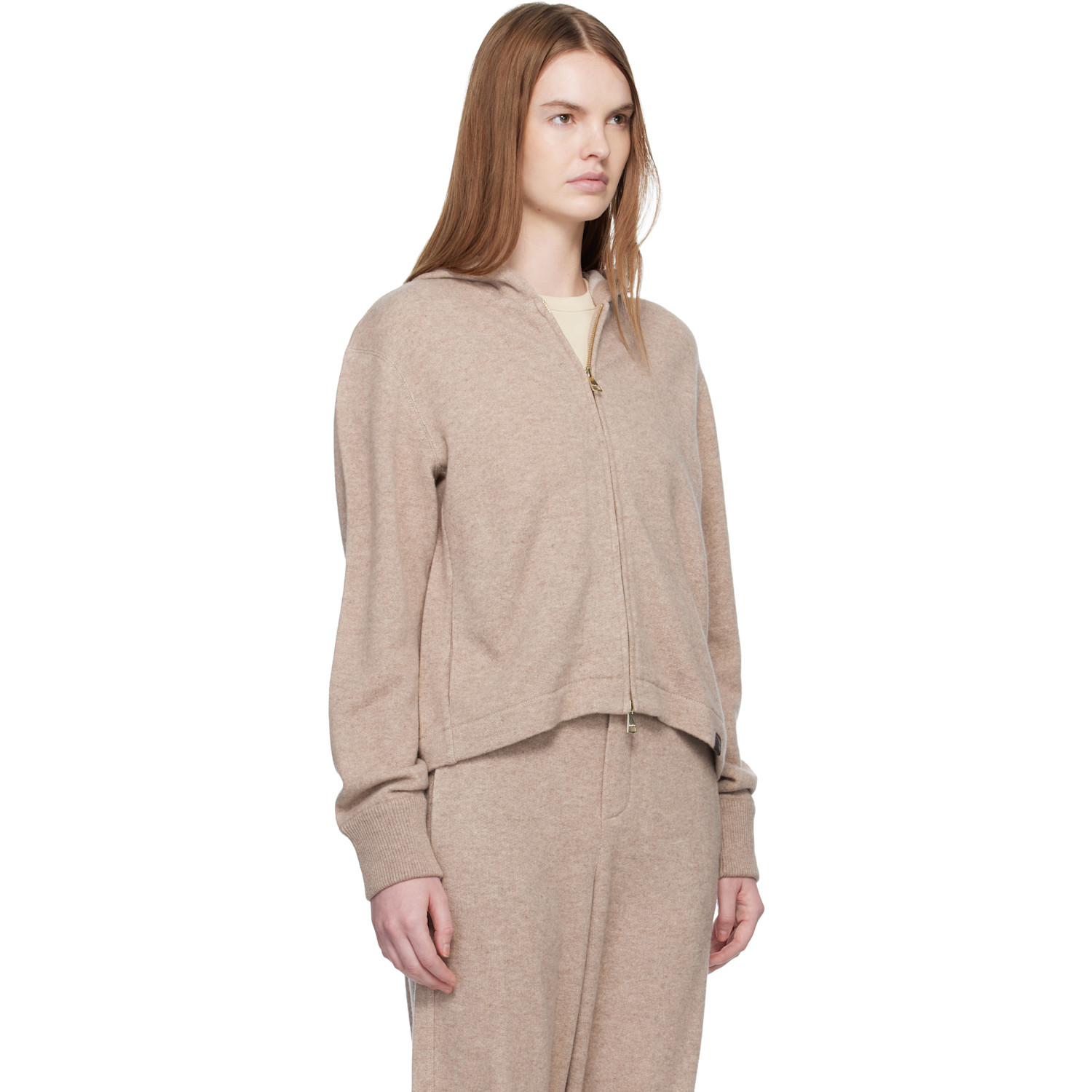  Max Mara Beige Mxpfilm Hoodie 