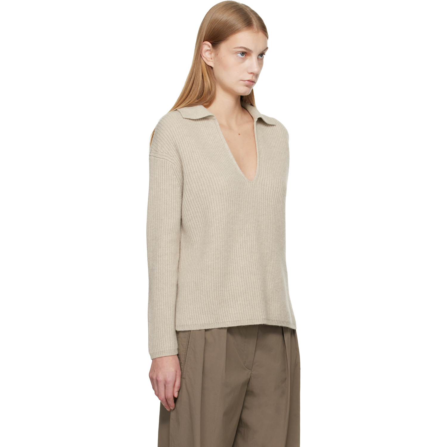  Max Mara Beige Mxmgomma Polo 