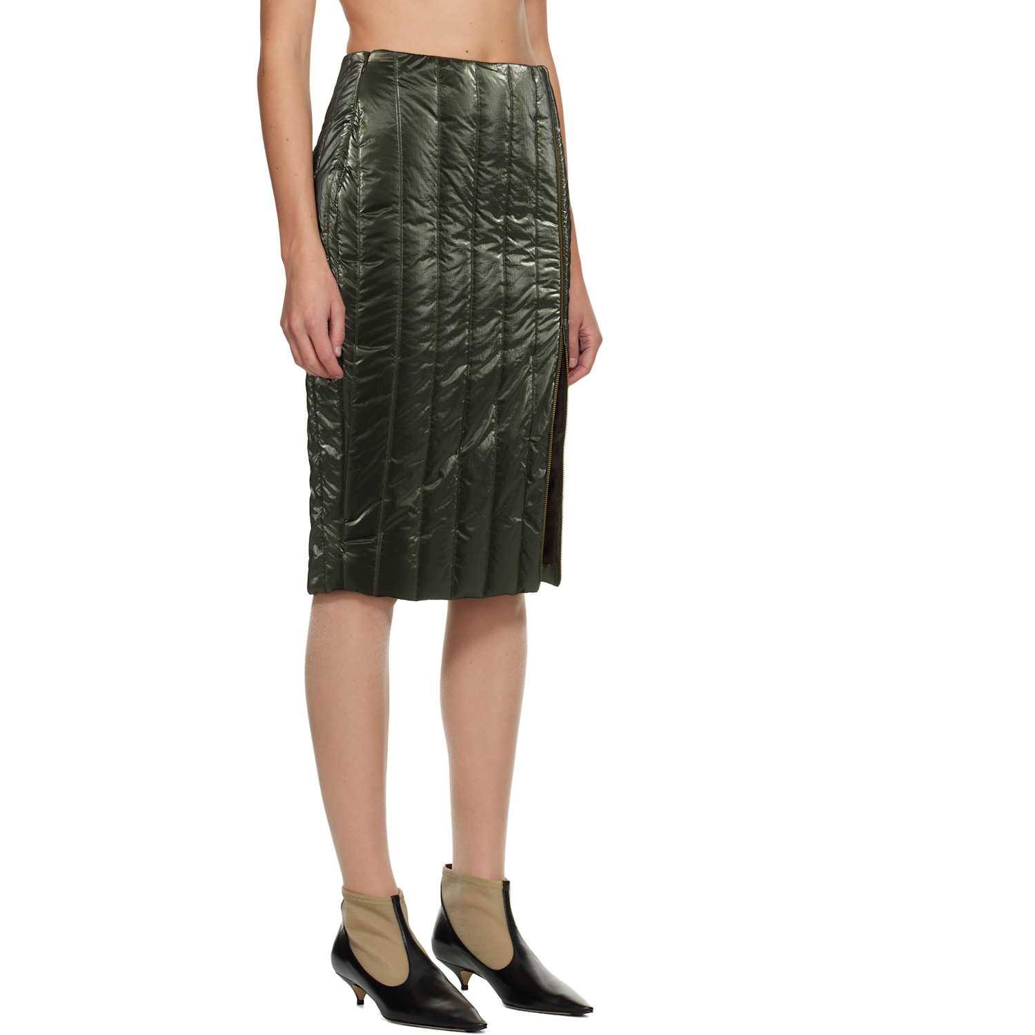  Nicklas Skovgaard Ssense Exclusive Green Josephine Midi Skirt 
