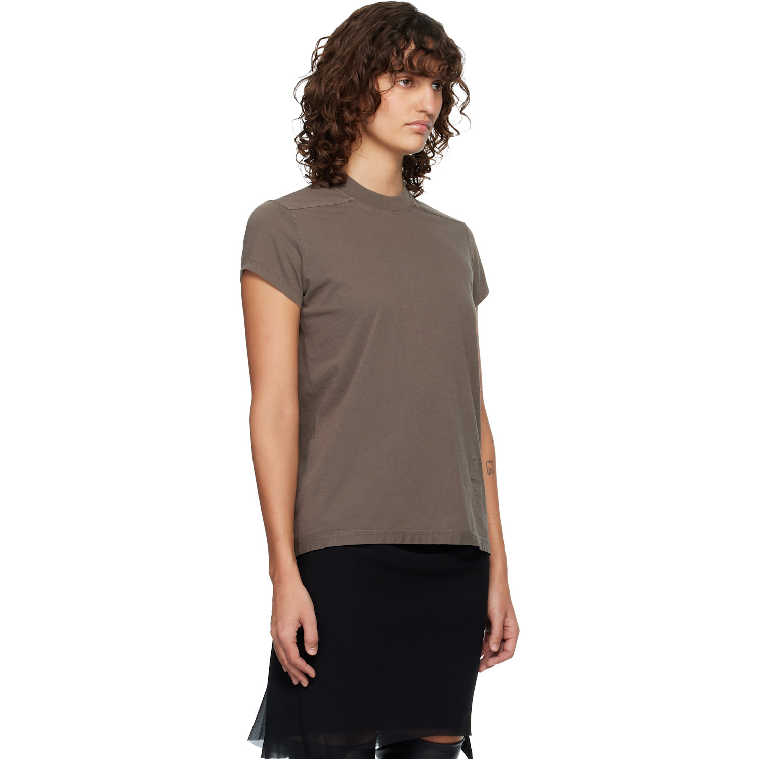  Rick Owens Drkshdw Gray Temple Level T-shirt 