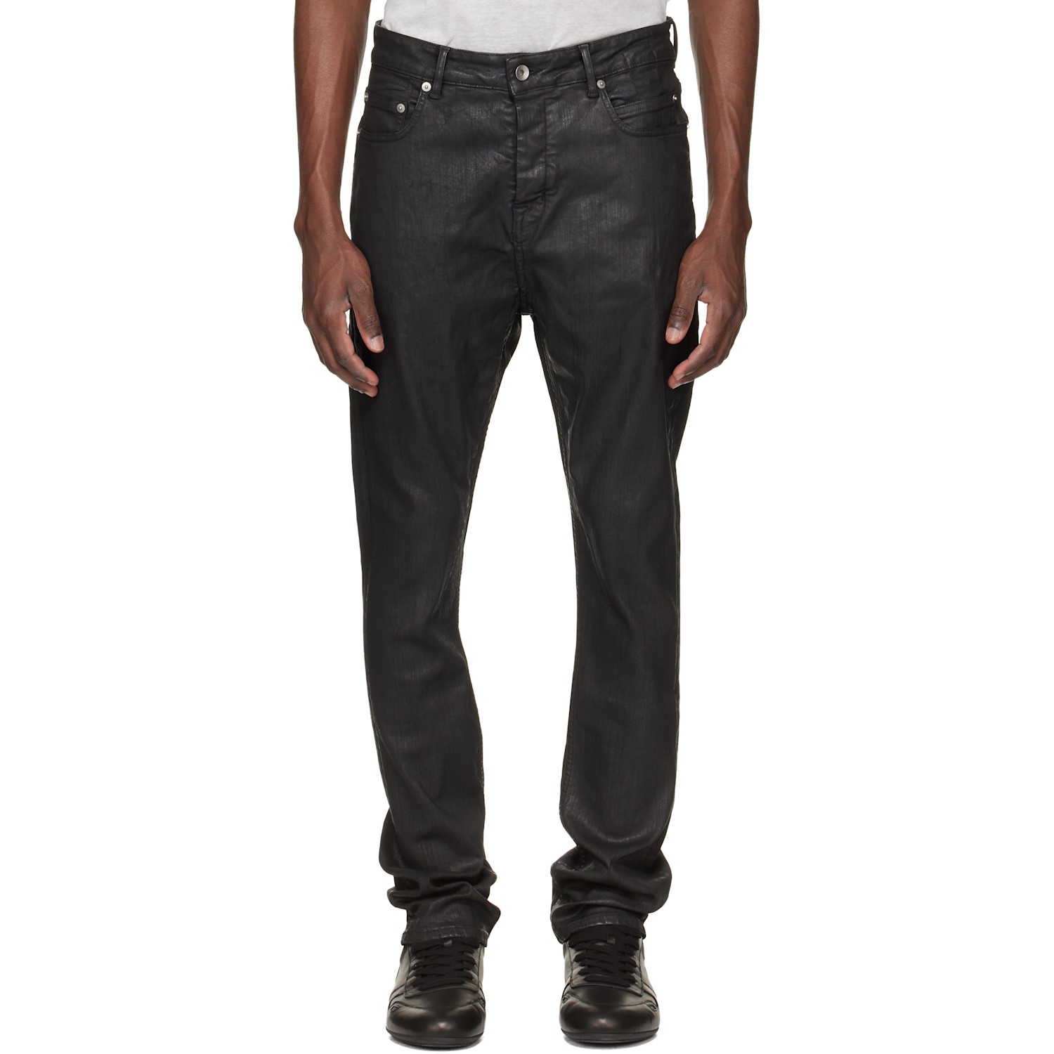 Rick Owens DRKSHDW Black Porterville Double Cargo Jumbo Belas 