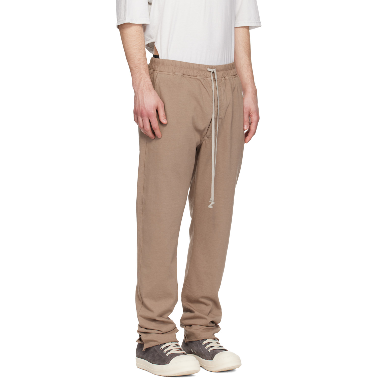  Rick Owens Drkshdw Taupe Temple Berlin Drawstring Sweatpants 