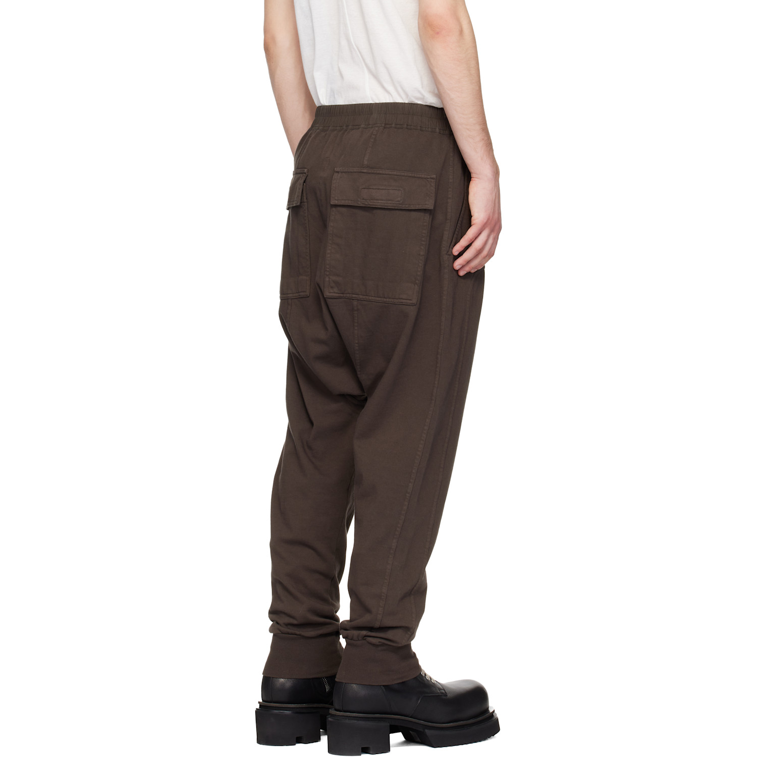  Rick Owens Drkshdw Gray Temple Drawstring Lounge Pants 