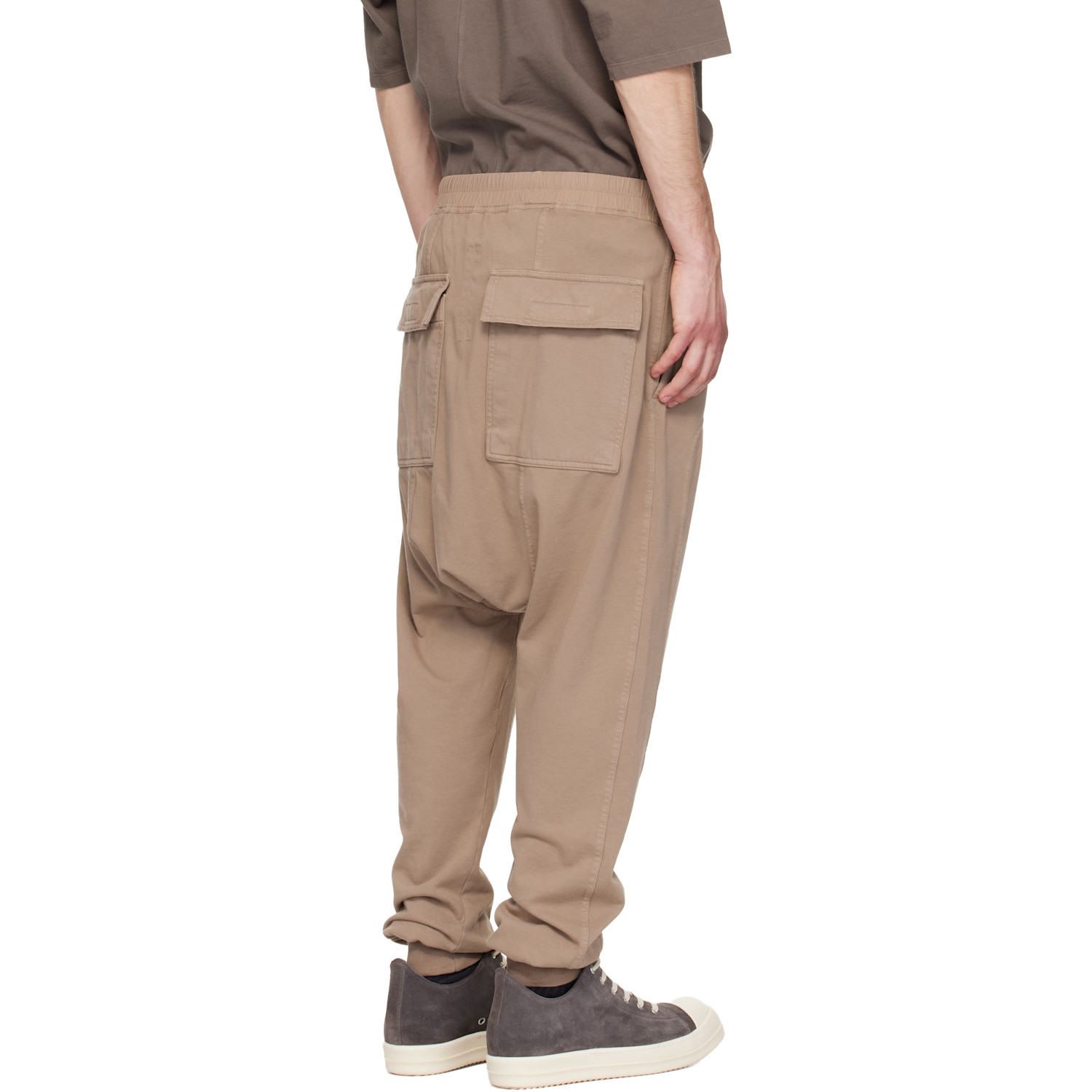  Rick Owens Drkshdw Taupe Temple Drawstring Lounge Pants 