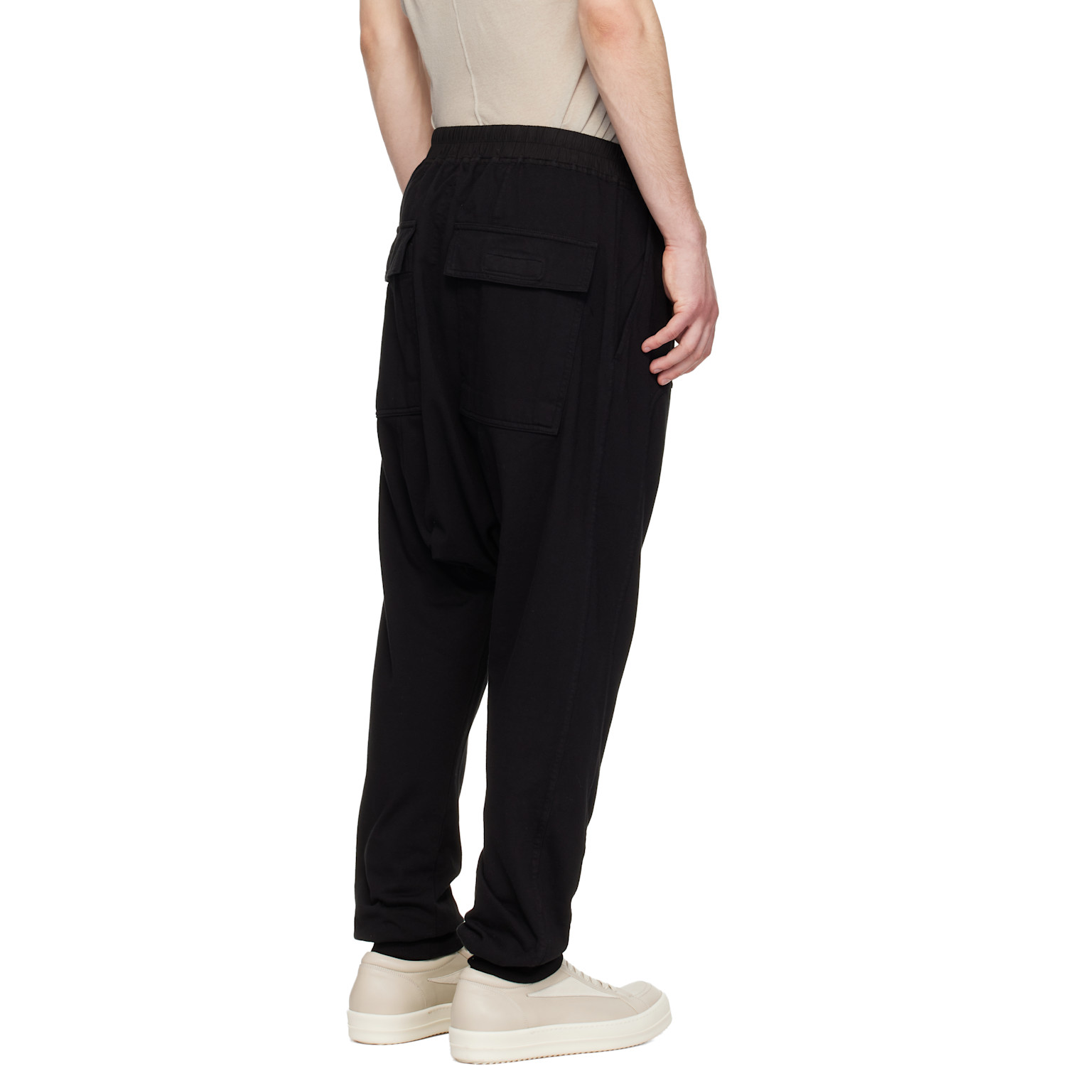  Rick Owens Drkshdw Black Temple Drawstring Lounge Pants 