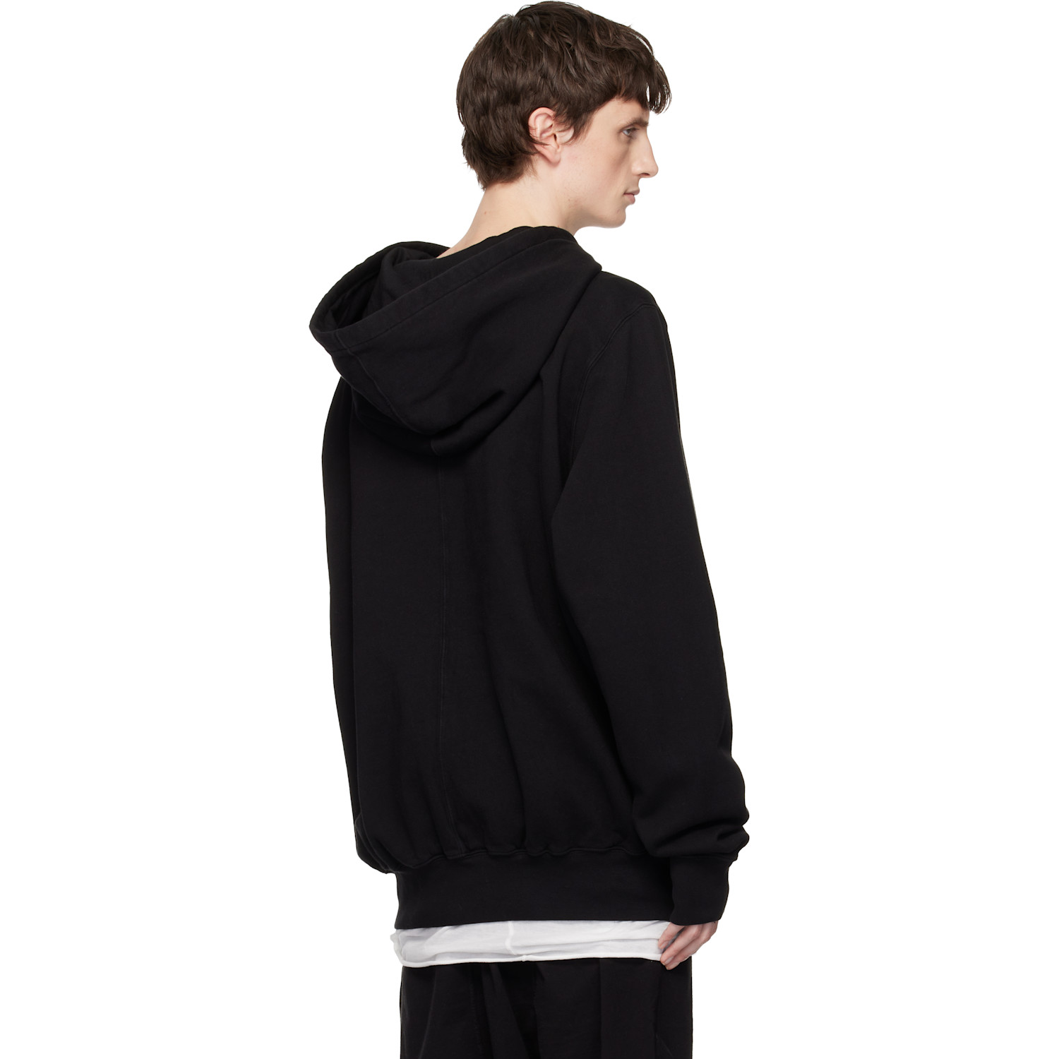  Rick Owens Drkshdw Black Temple Oversized Hoodie 