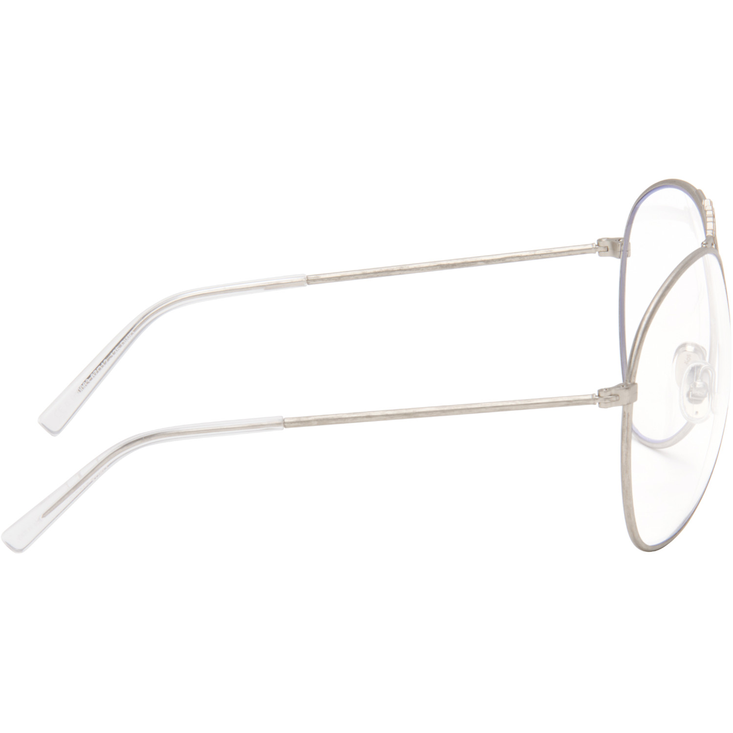  Acne Studios Silver Metal Aviator Glasses 