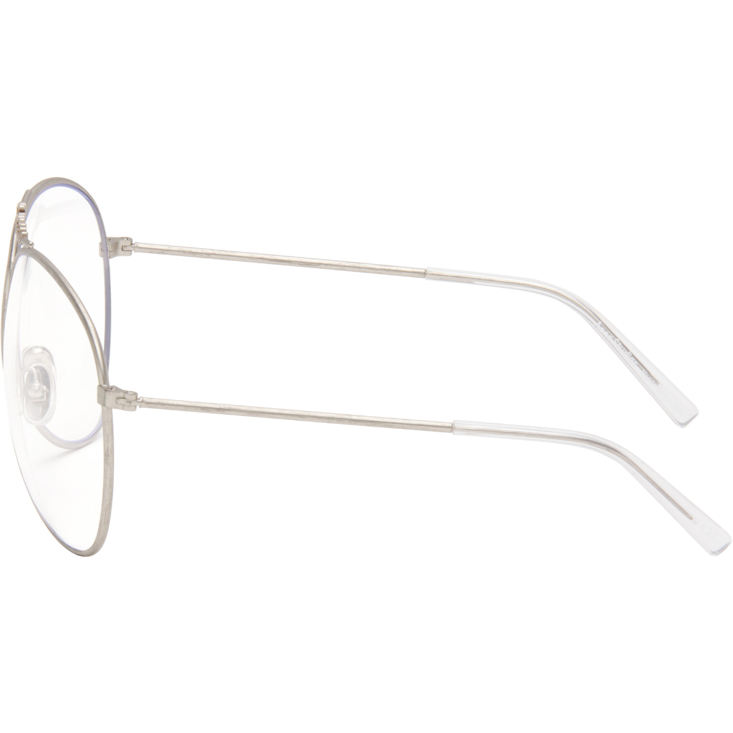  Acne Studios Silver Metal Aviator Glasses 