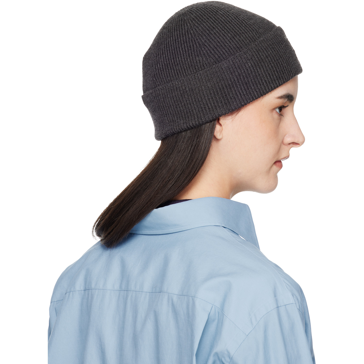 Acne Studios Gray Merino Wool Beanie 