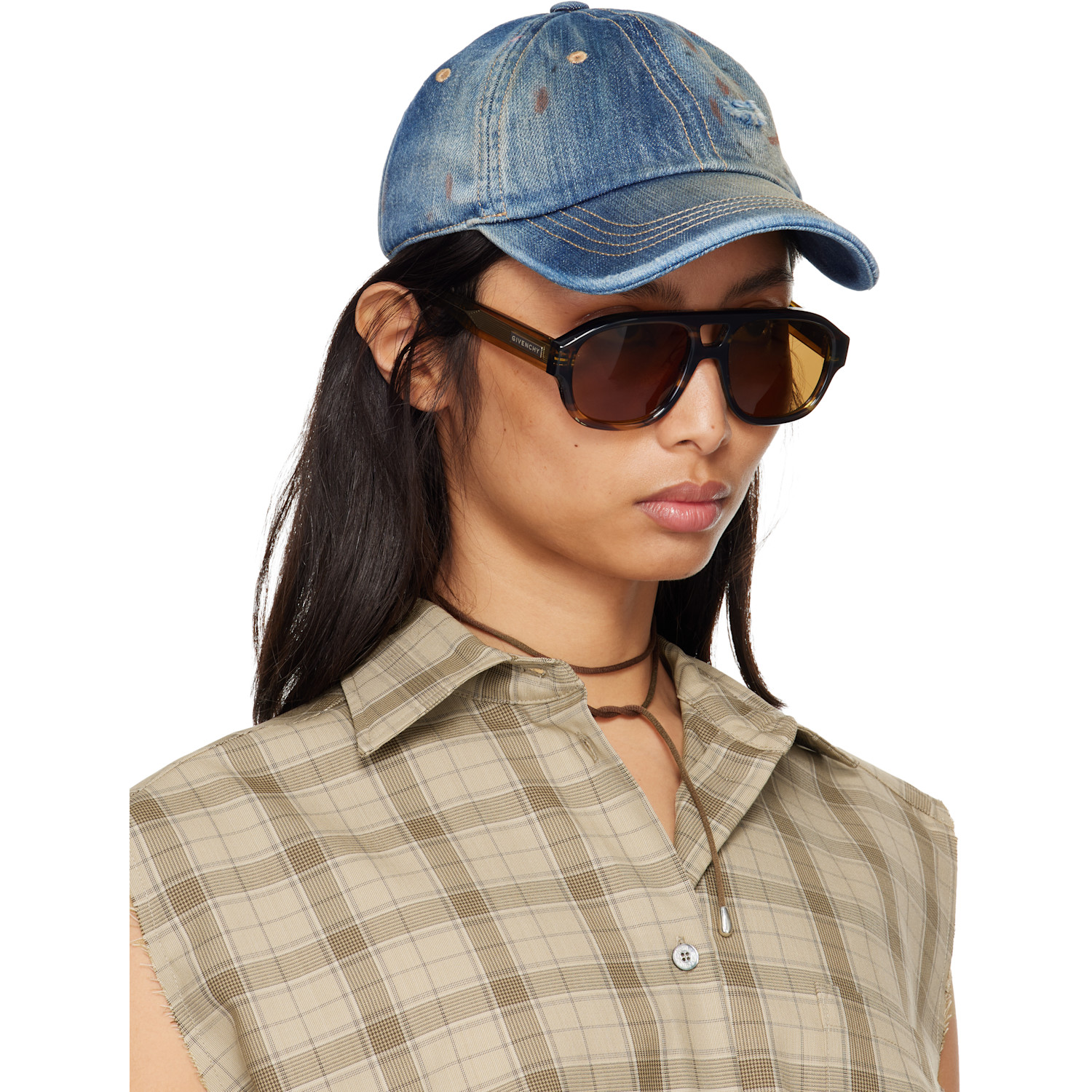  Acne Studios Blue Carily Trafalgar Cap 