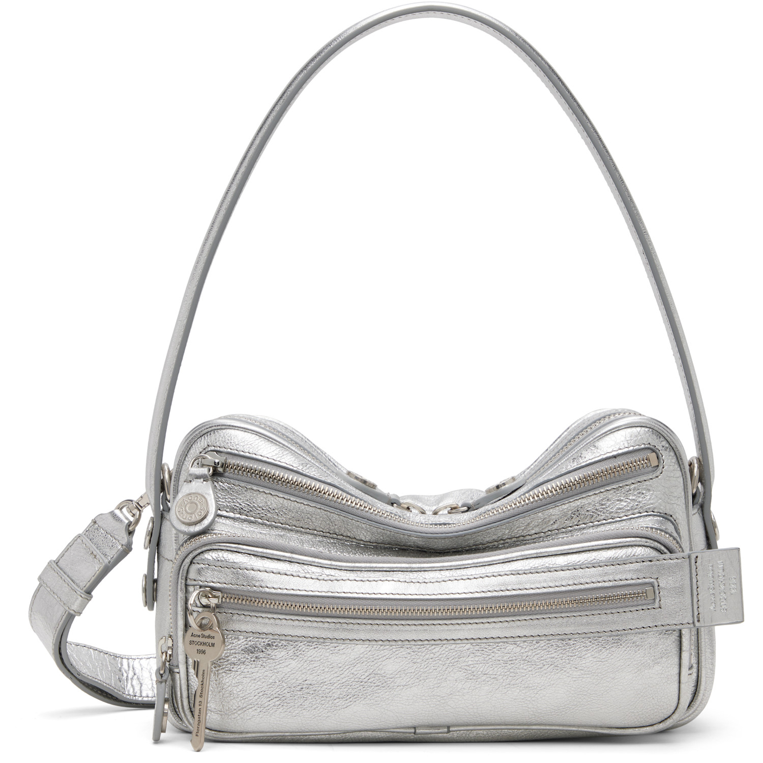 Acne Studios Silver Camero Party Shoulder Bag