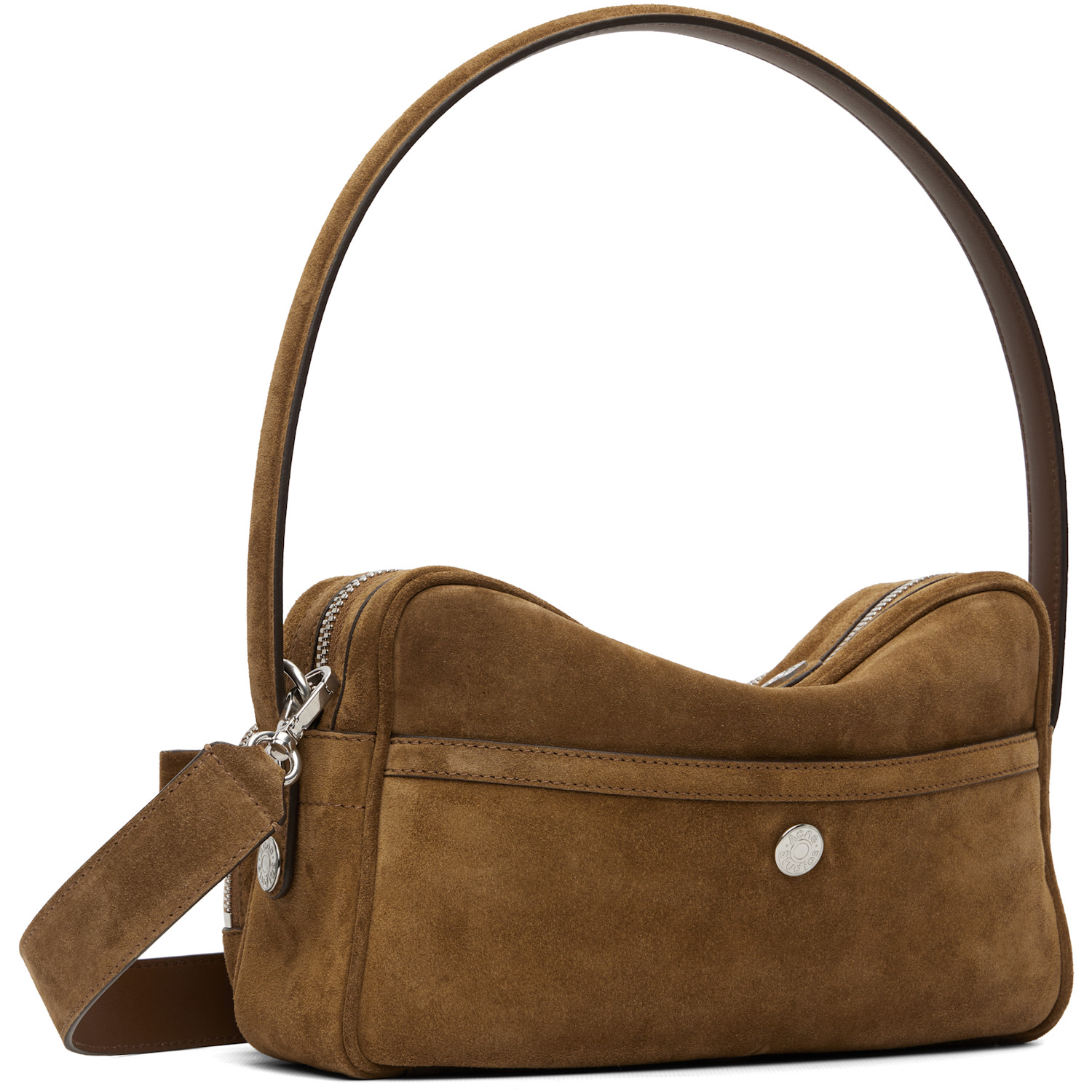  Acne Studios Brown Camero Party Suede Bag 