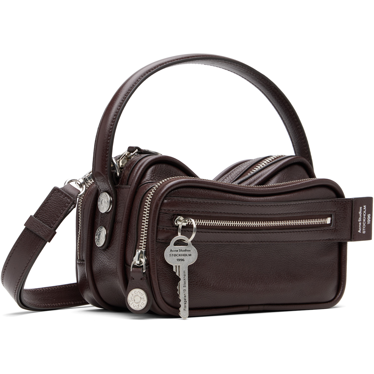  Acne Studios Brown Camero Kit Crossbody Bag 