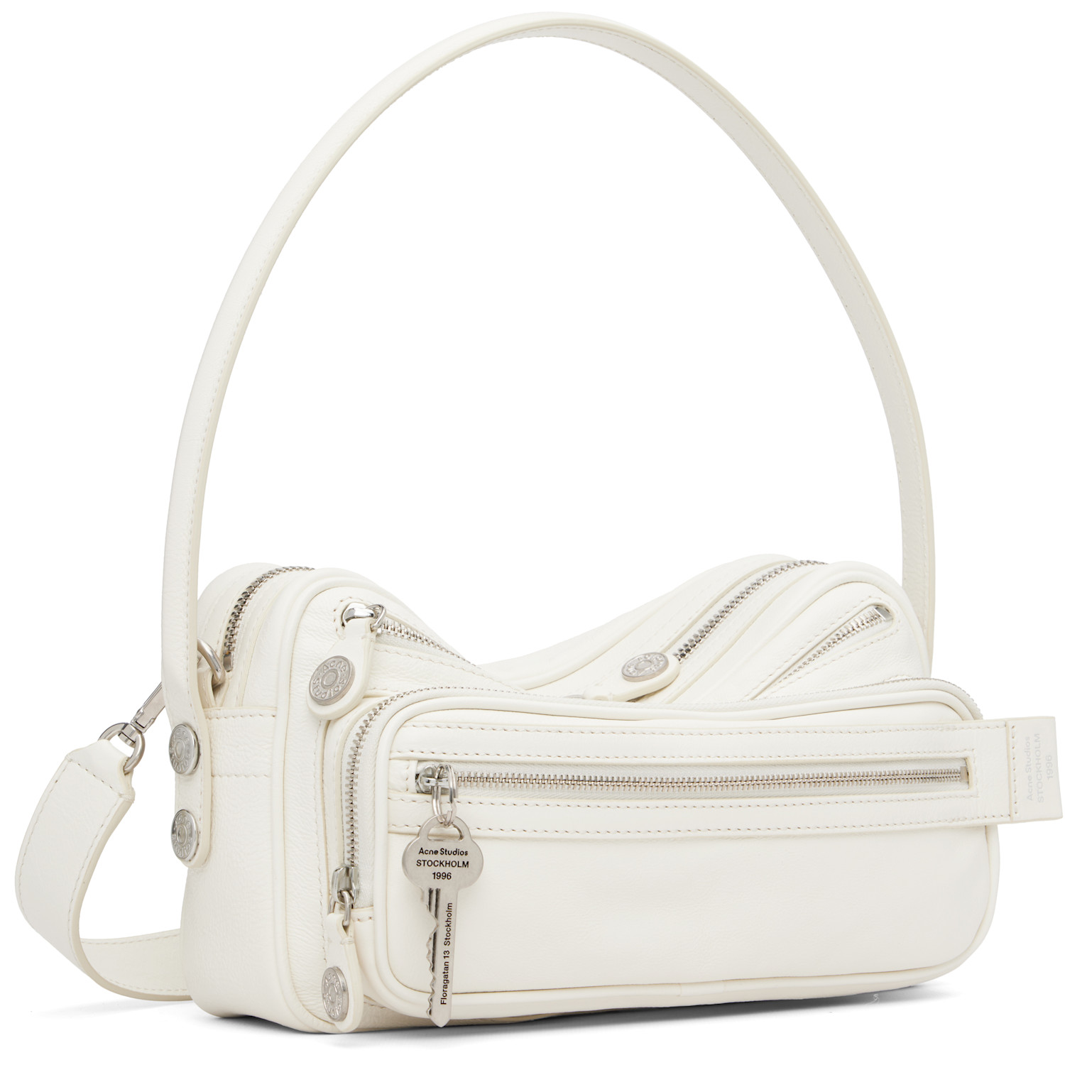  Acne Studios White Camero Party Shoulder Bag 