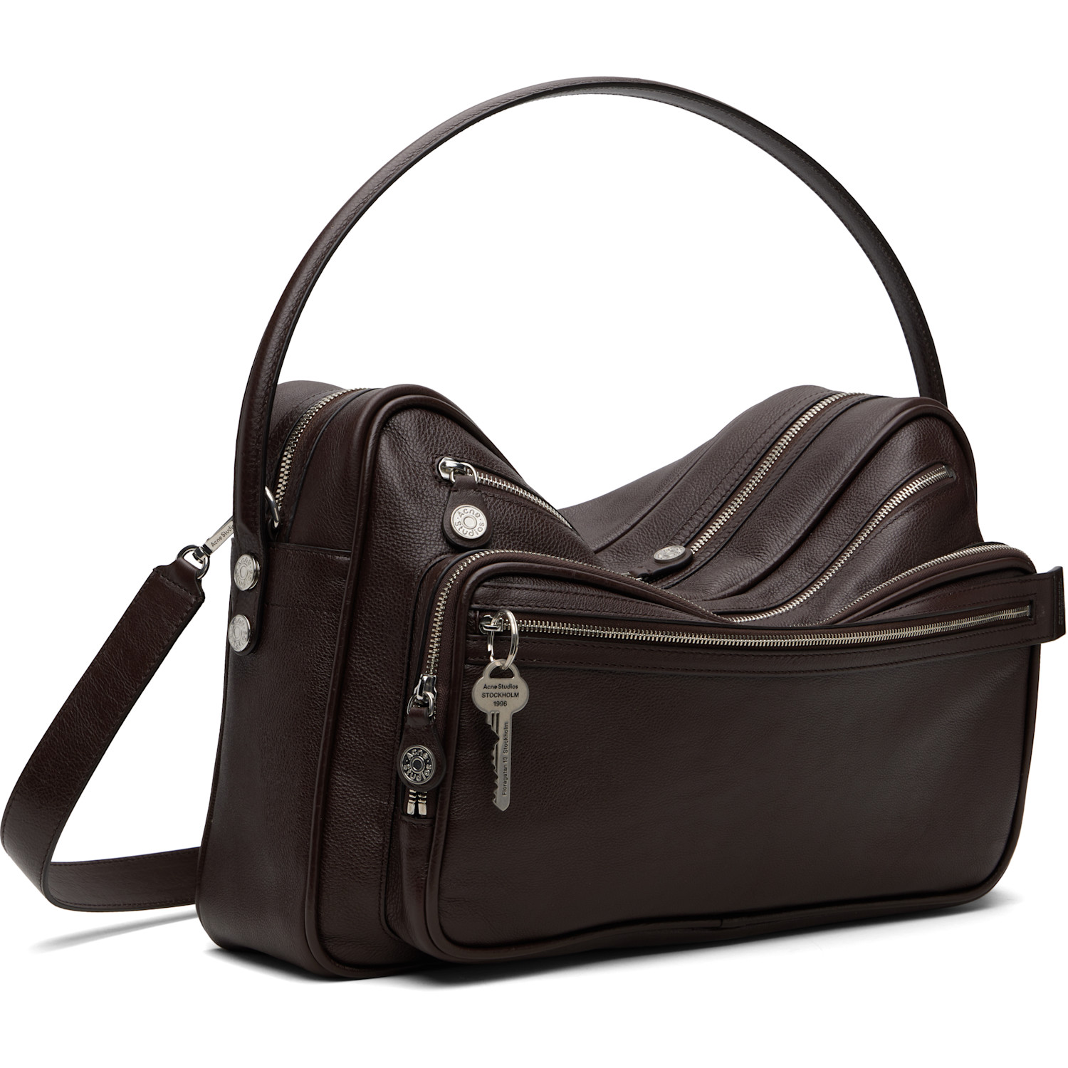  Acne Studios Brown Camero Camera Shoulder Bag 
