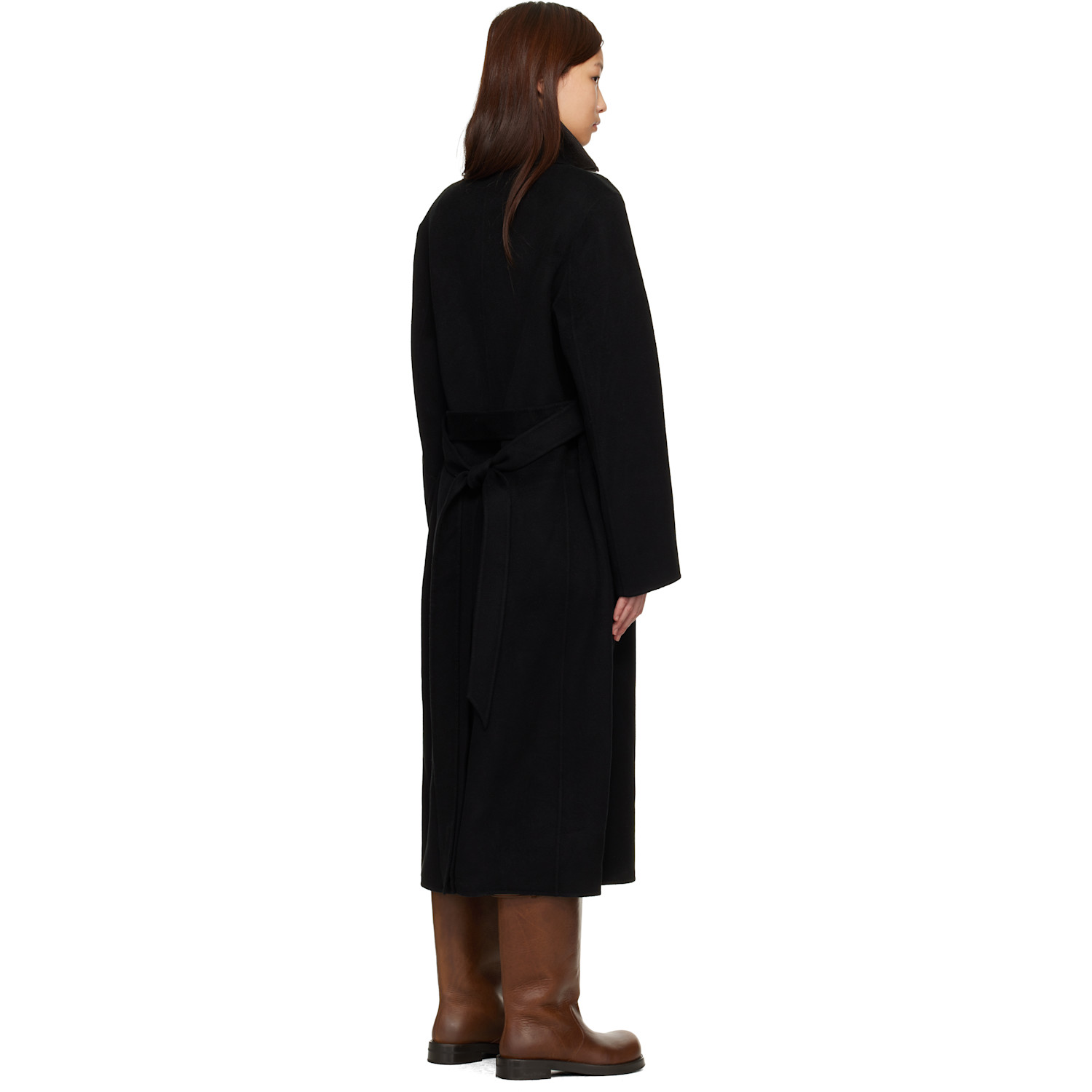  Acne Studios Black Double-breasted Coat 