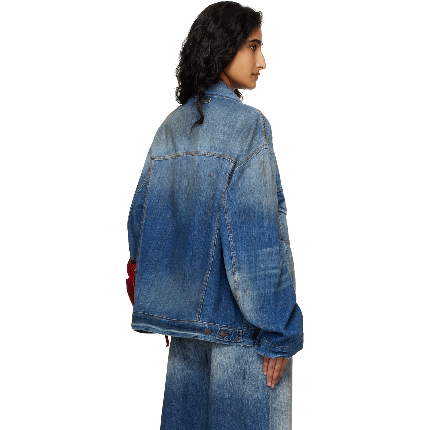  Acne Studios Blue Robert Trafalgar Denim Jacket 