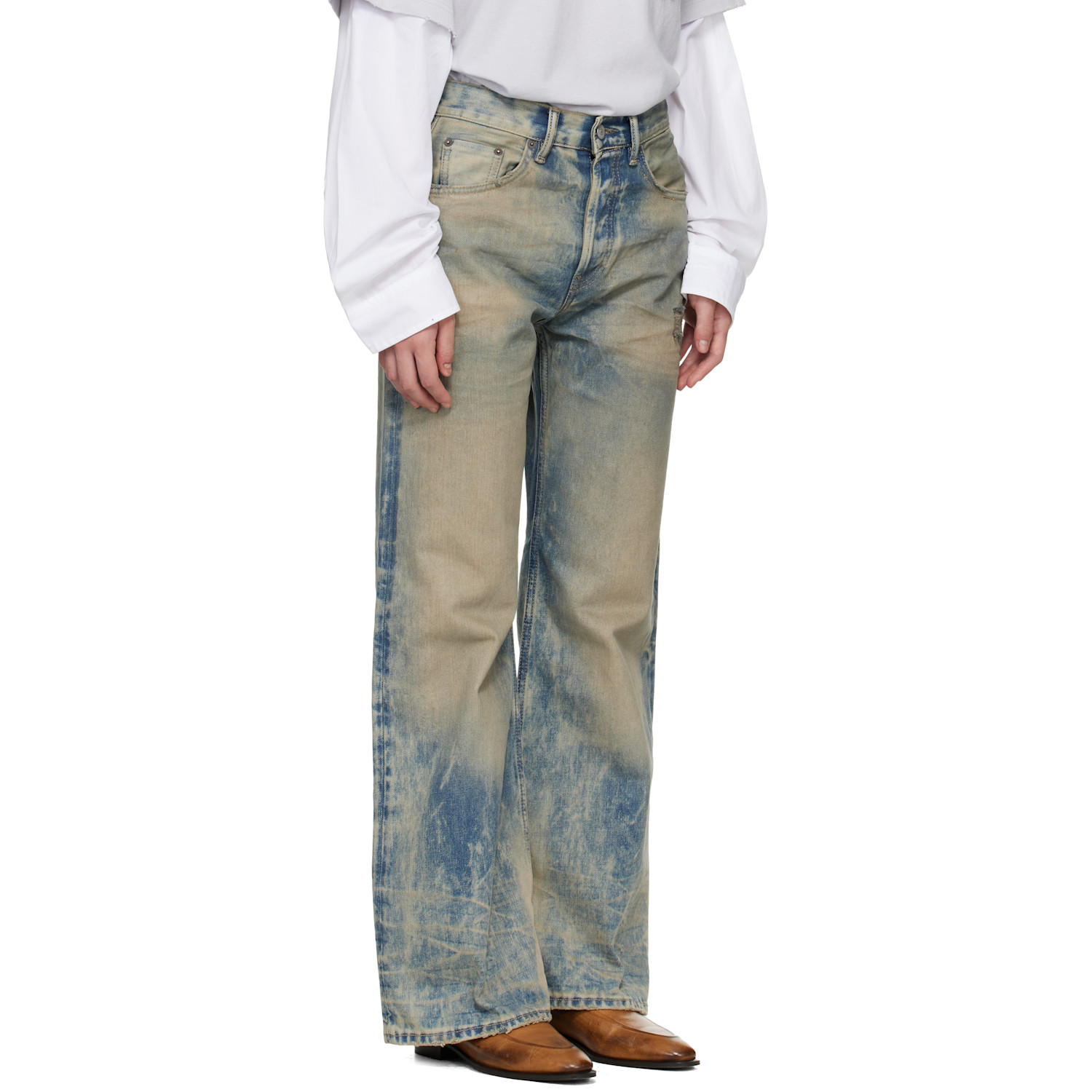  Acne Studios Blue 2021f Regular Fit Jeans 