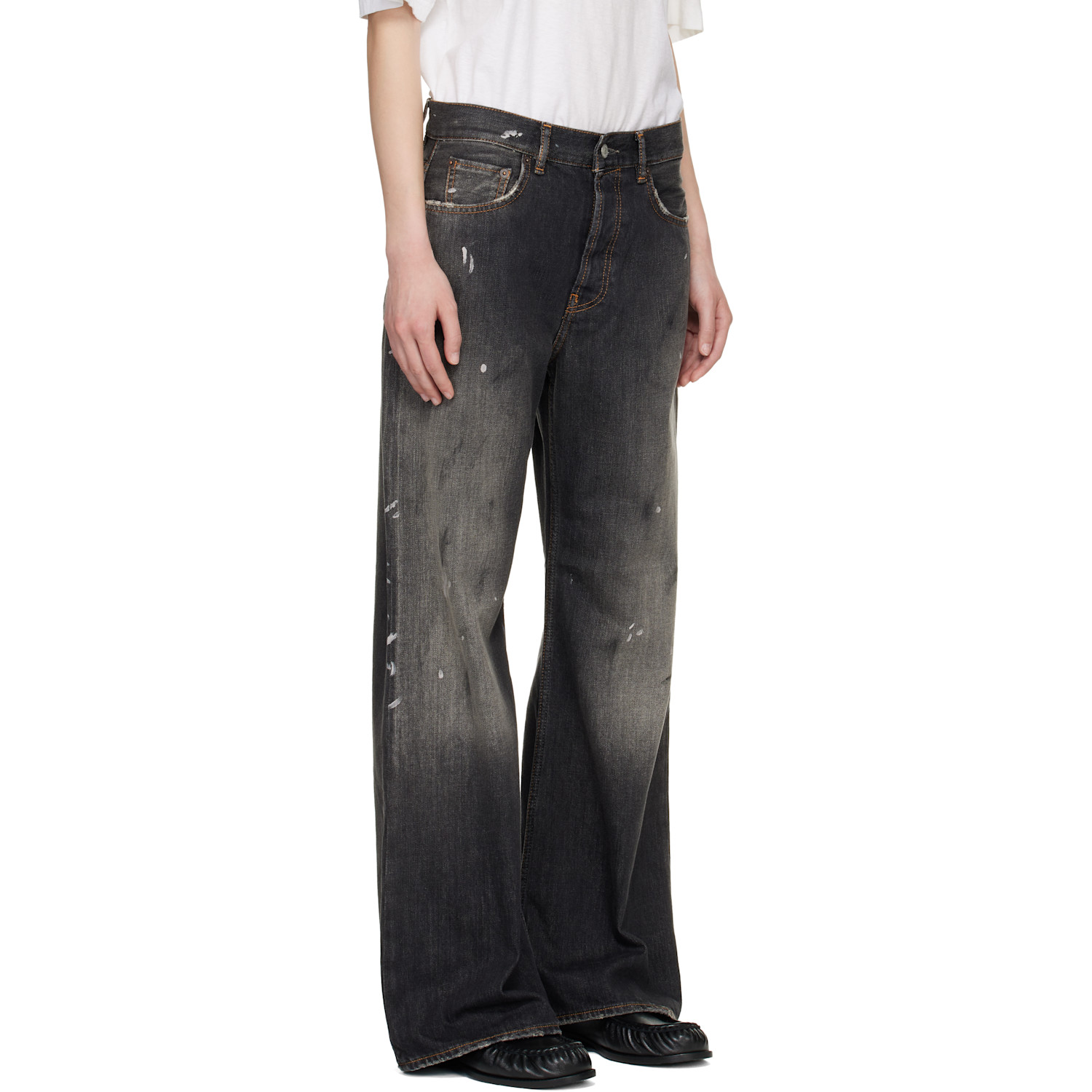  Acne Studios Black 2021f Regular Fit Jeans 