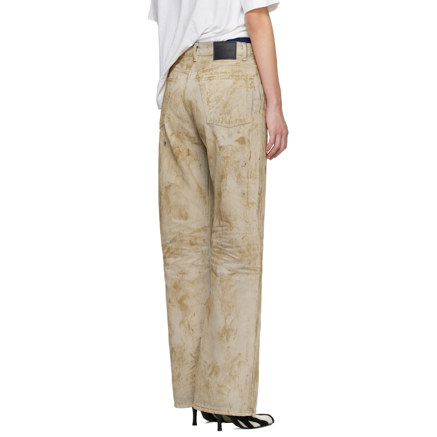  Acne Studios Beige 2021f Regular Fit Jeans 