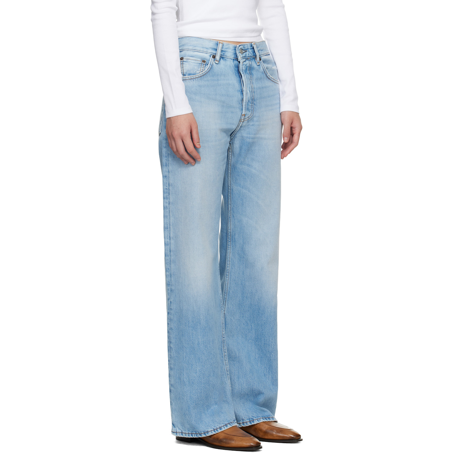  Acne Studios Blue 2021f Regular Fit Jeans 