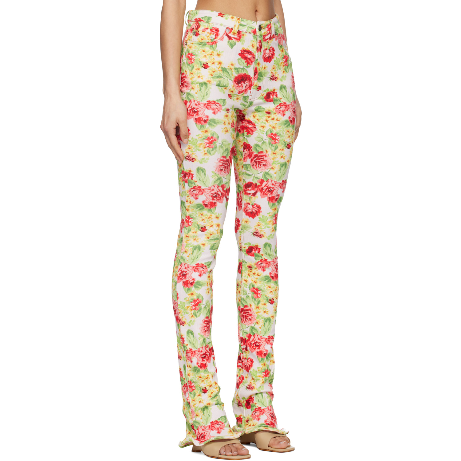  Acne Studios Multicolor Printed Casual Leggings 