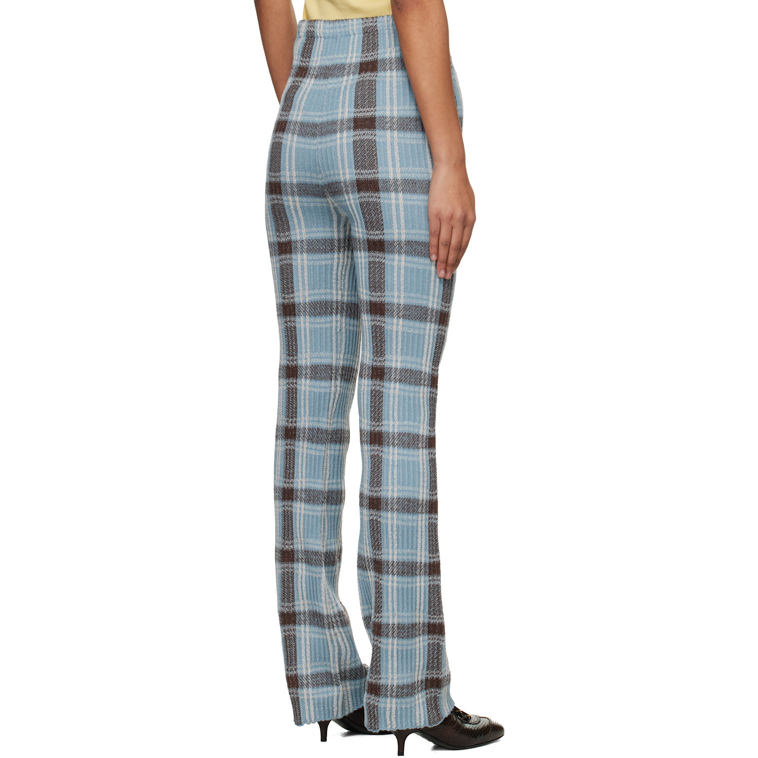  Acne Studios Blue Fitted Wool Trousers 