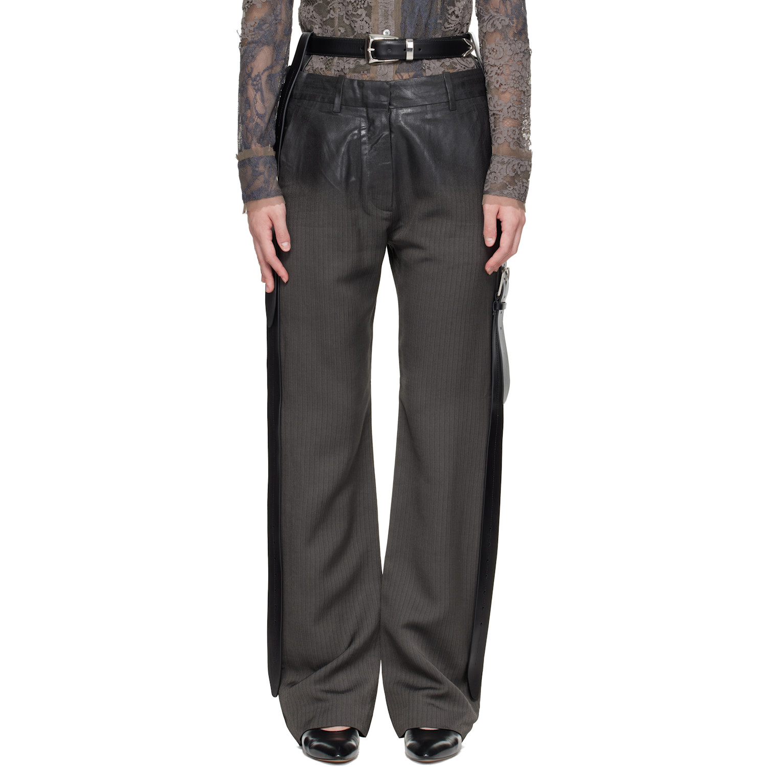 Acne Studios Gray Tailored Degredé Trousers