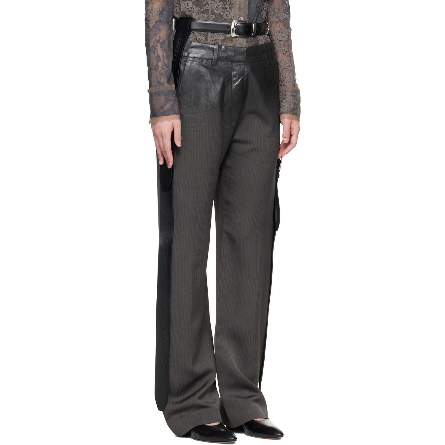  Acne Studios Gray Tailored Degredé Trousers 