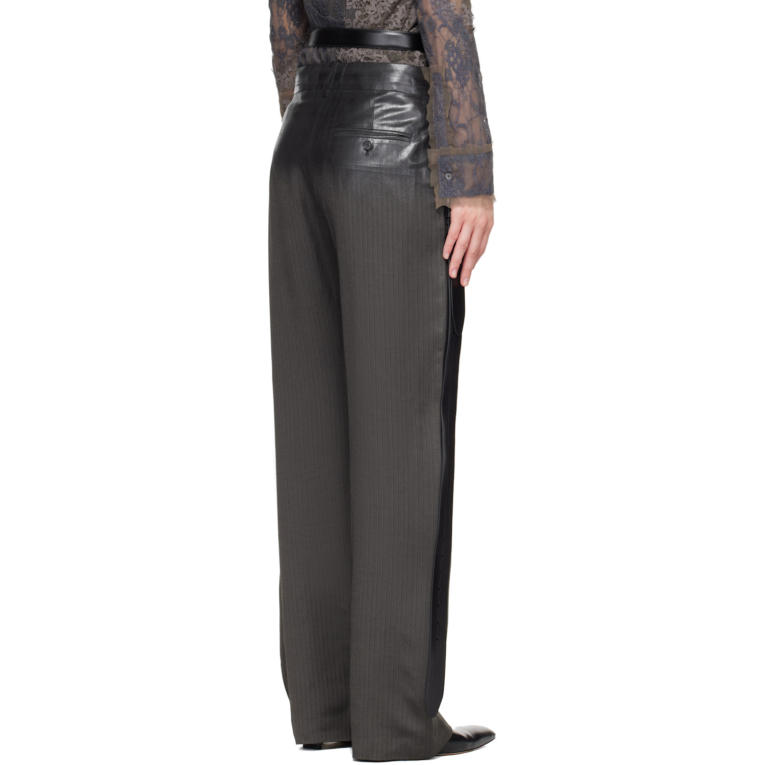  Acne Studios Gray Tailored Degredé Trousers 