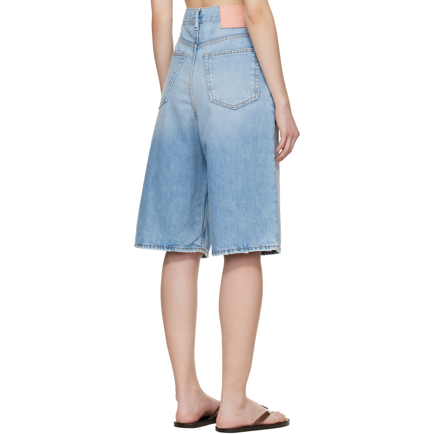  Acne Studios Blue Loose Fit Denim Shorts 
