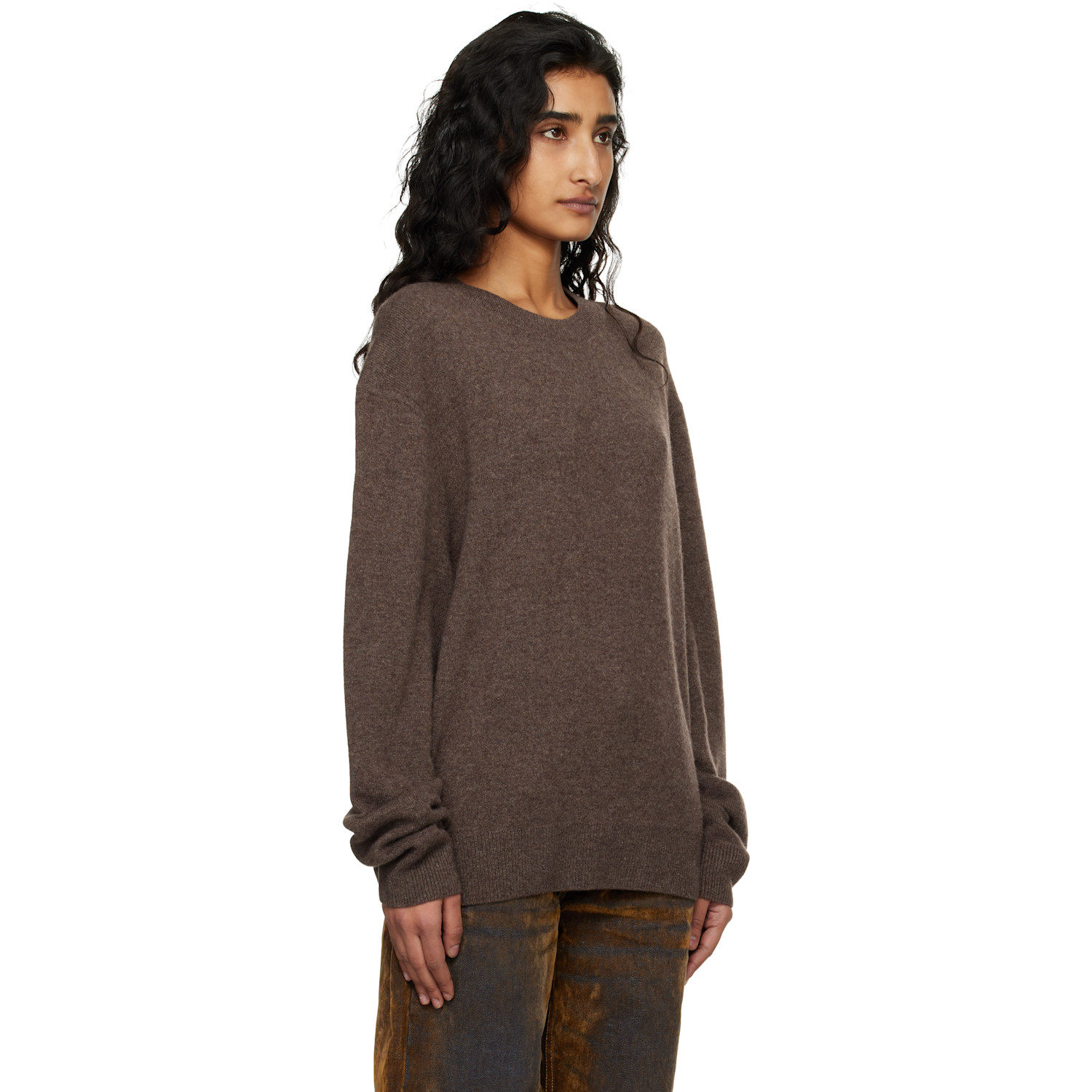  Acne Studios Brown Cashmere Sweater 