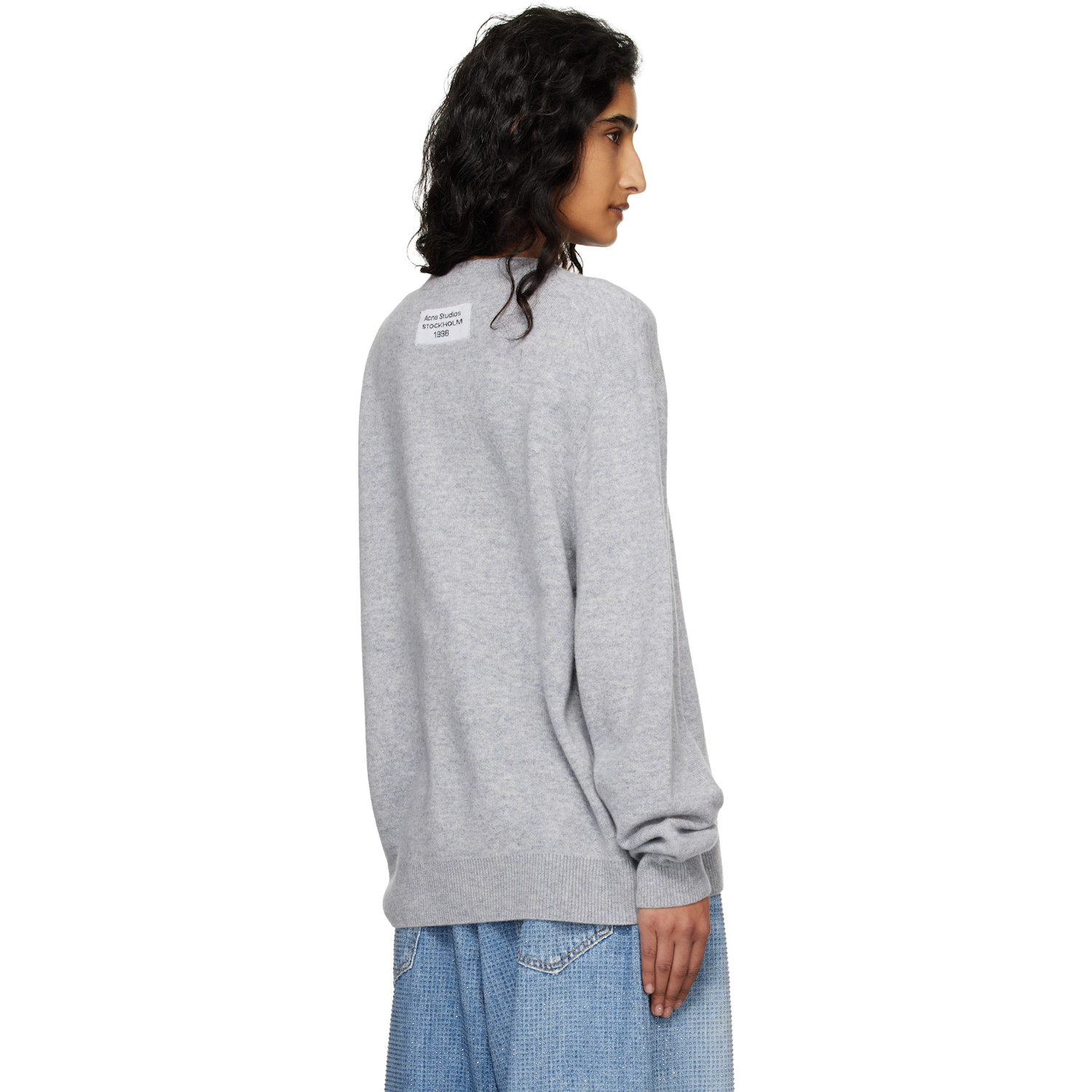  Acne Studios Gray Cashmere Sweater 