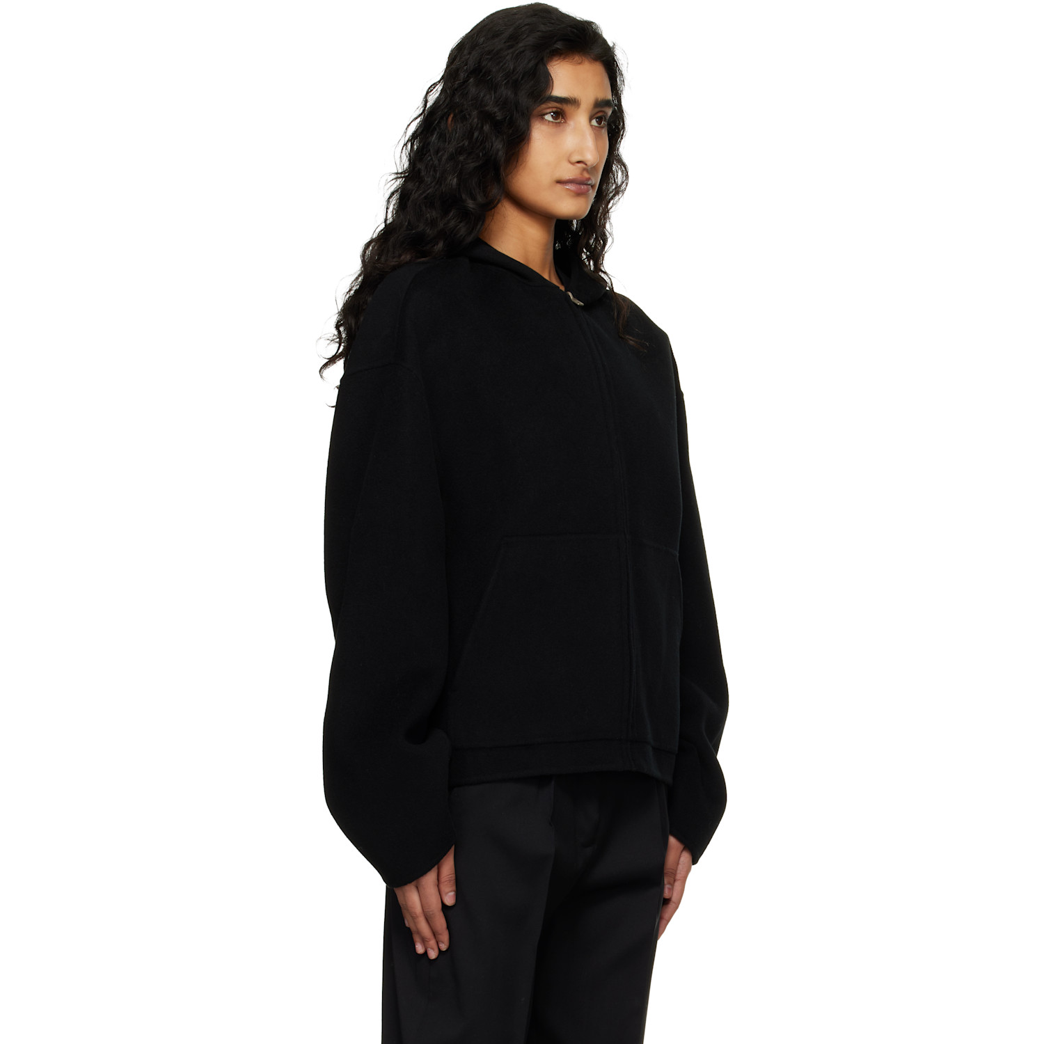  Acne Studios Black Cashmere Hoodie 