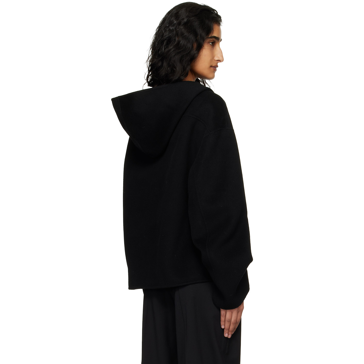  Acne Studios Black Cashmere Hoodie 
