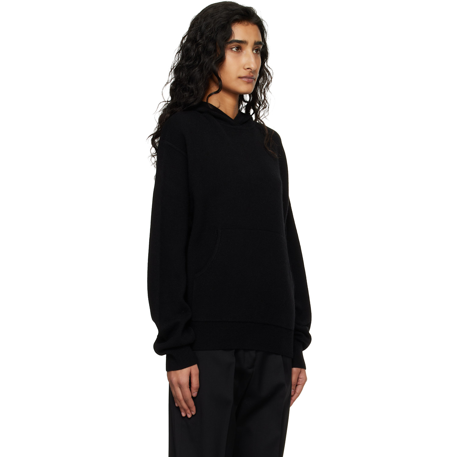  Acne Studios Black Cashmere Hoodie 