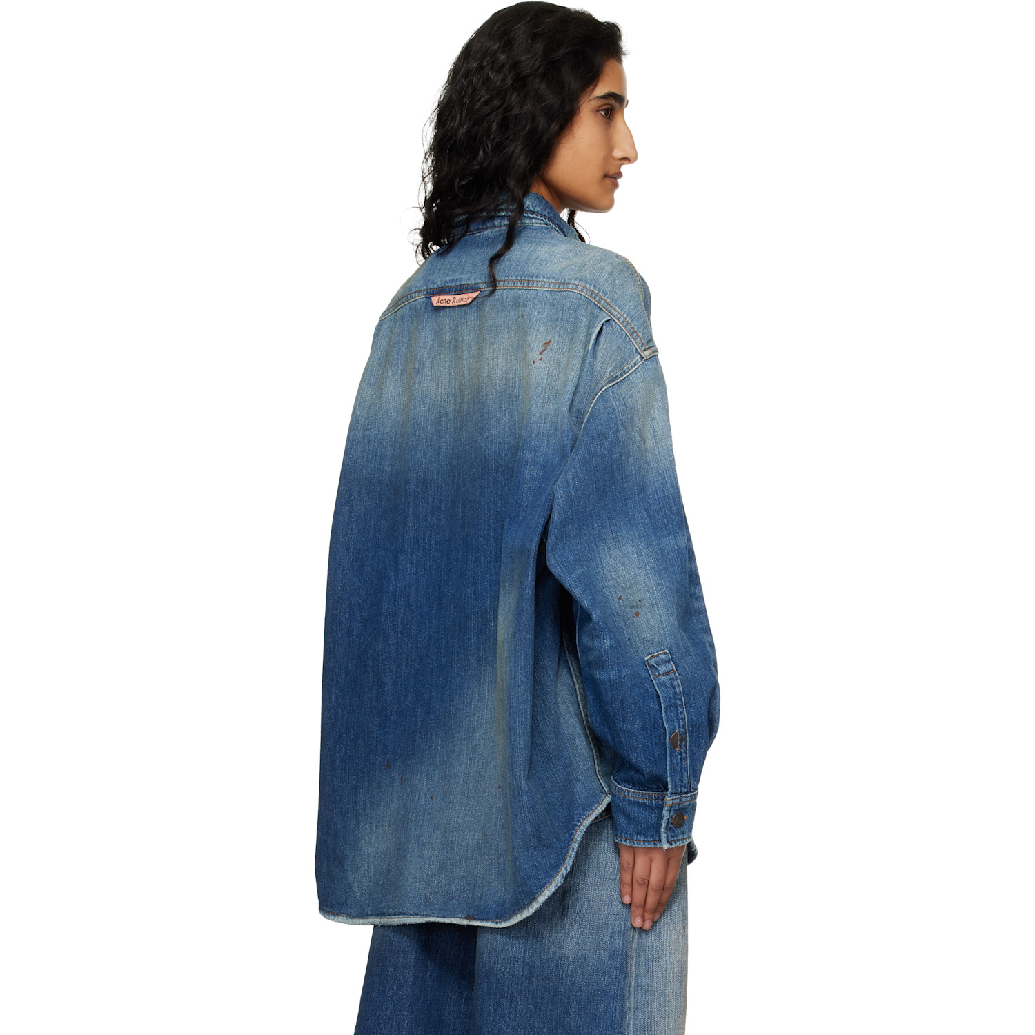  Acne Studios Blue Button-up Denim Shirt 