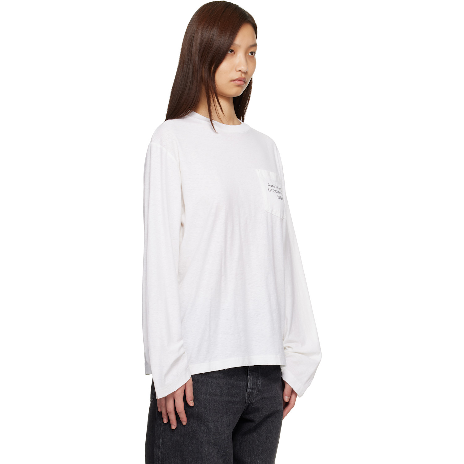  Acne Studios White Logo T-shirt 